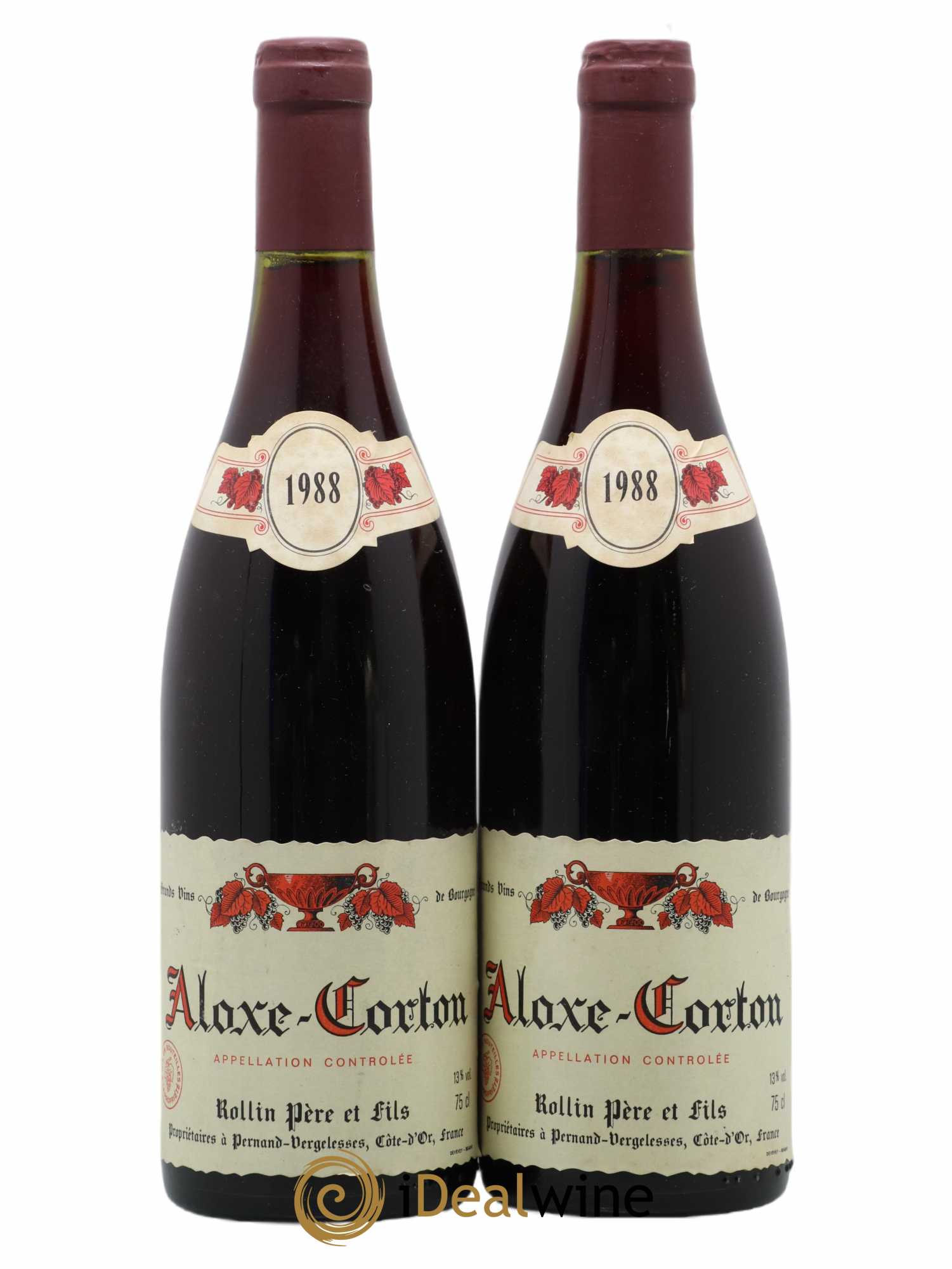 Aloxe-Corton 1988 - Posten von 2 Flaschen - 0