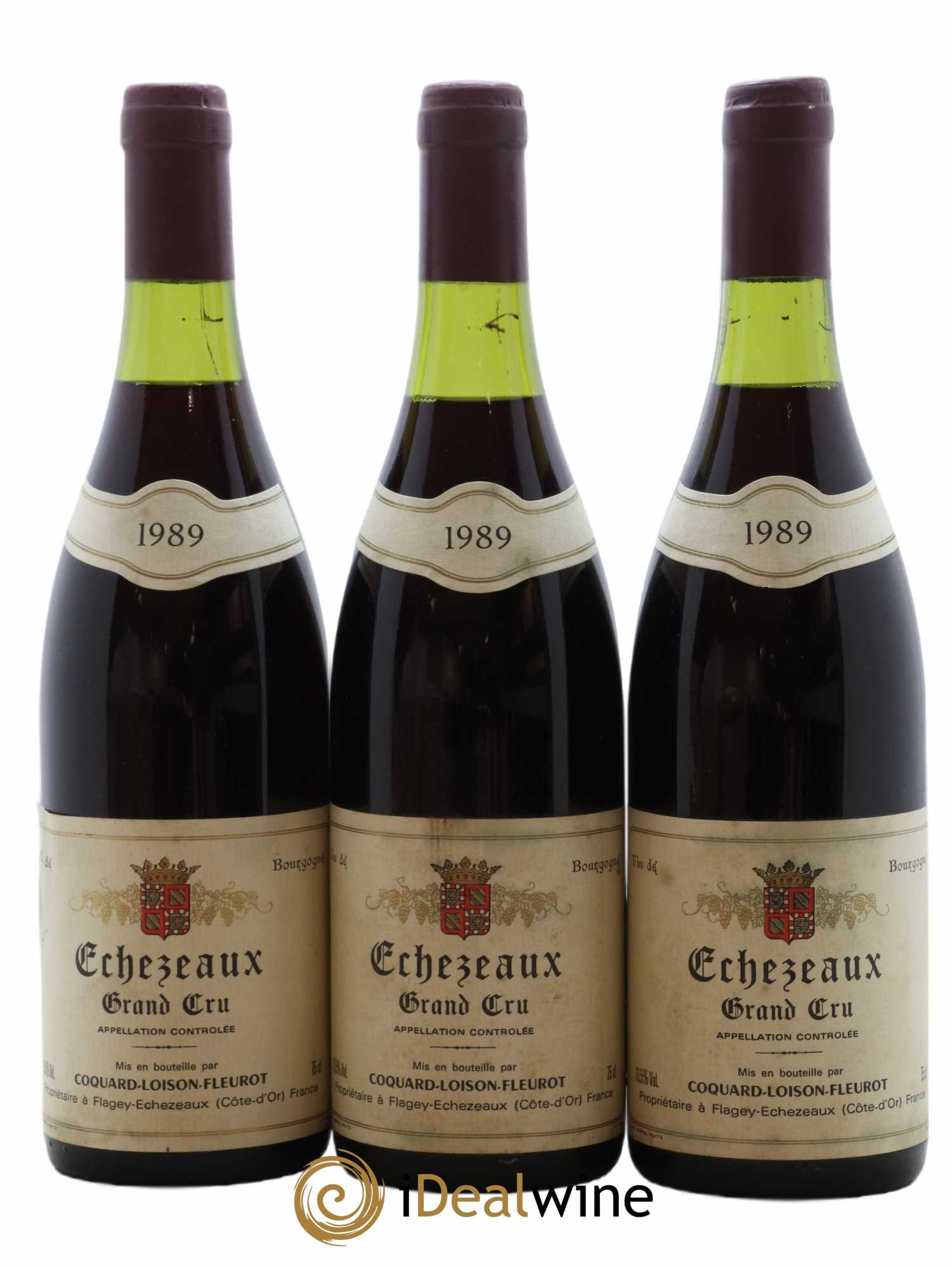 Echezeaux Grand Cru Coquard Loison-Fleurot 1989 - Lot de 3 bouteilles - 0