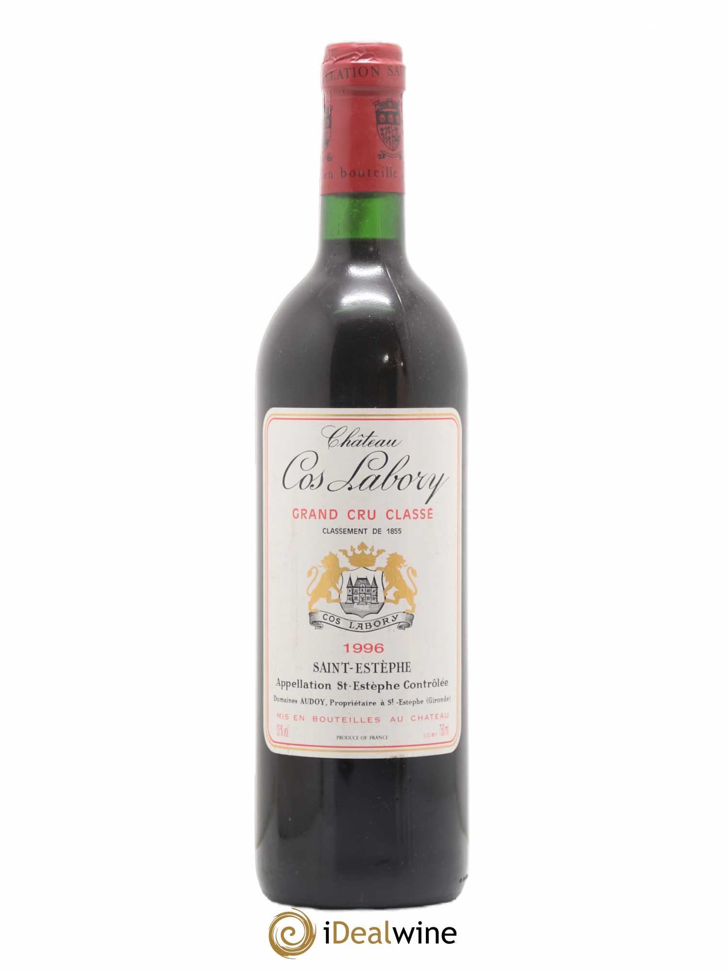 Château Cos Labory 5ème Grand Cru Classé 1996 - Lot de 1 bouteille - 0