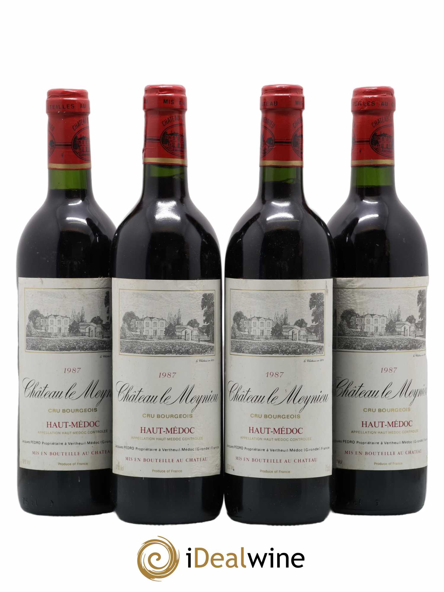 Haut Médoc 1987 - Posten von 4 Flaschen - 0