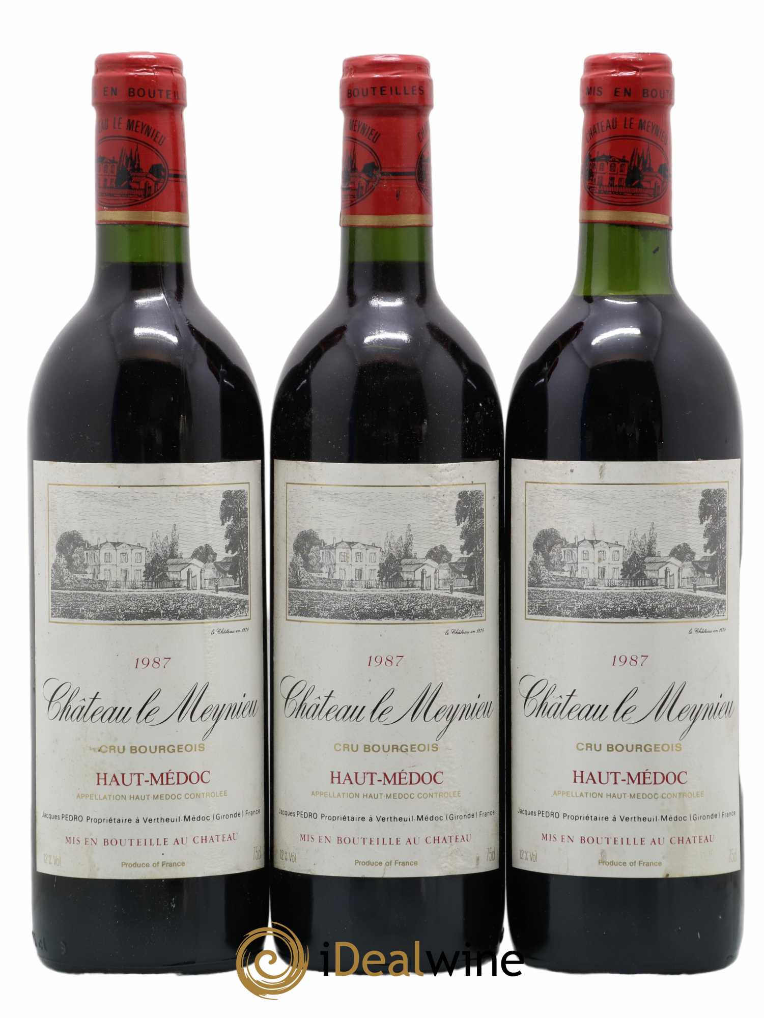Haut Médoc 1987 - Posten von 3 Flaschen - 0