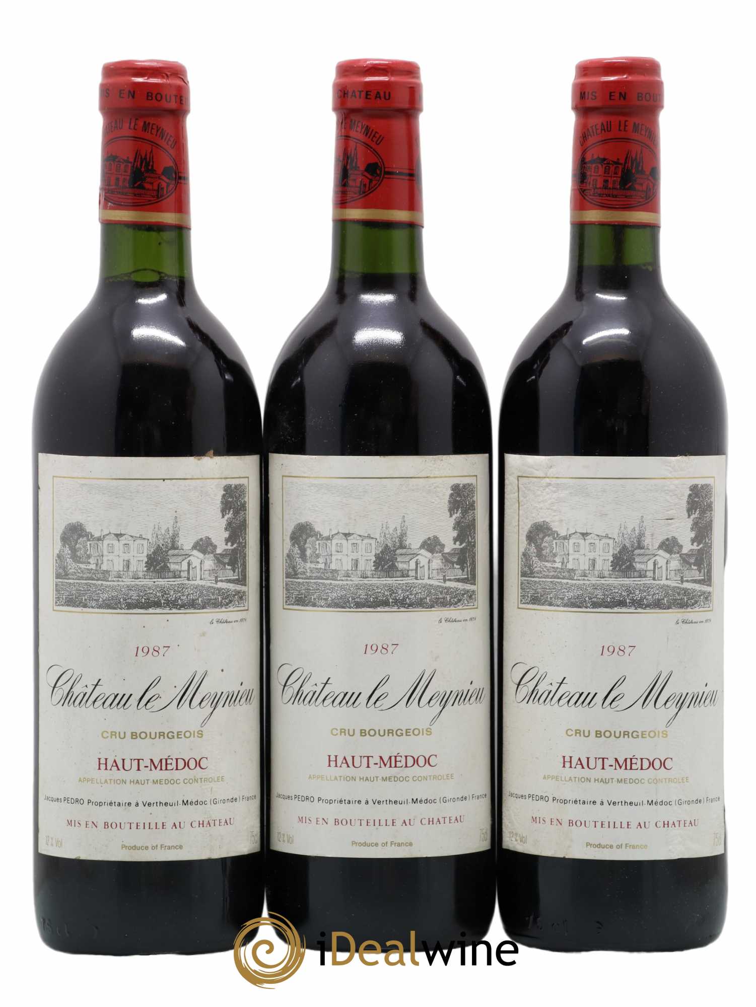 Haut Médoc 1987 - Posten von 3 Flaschen - 0