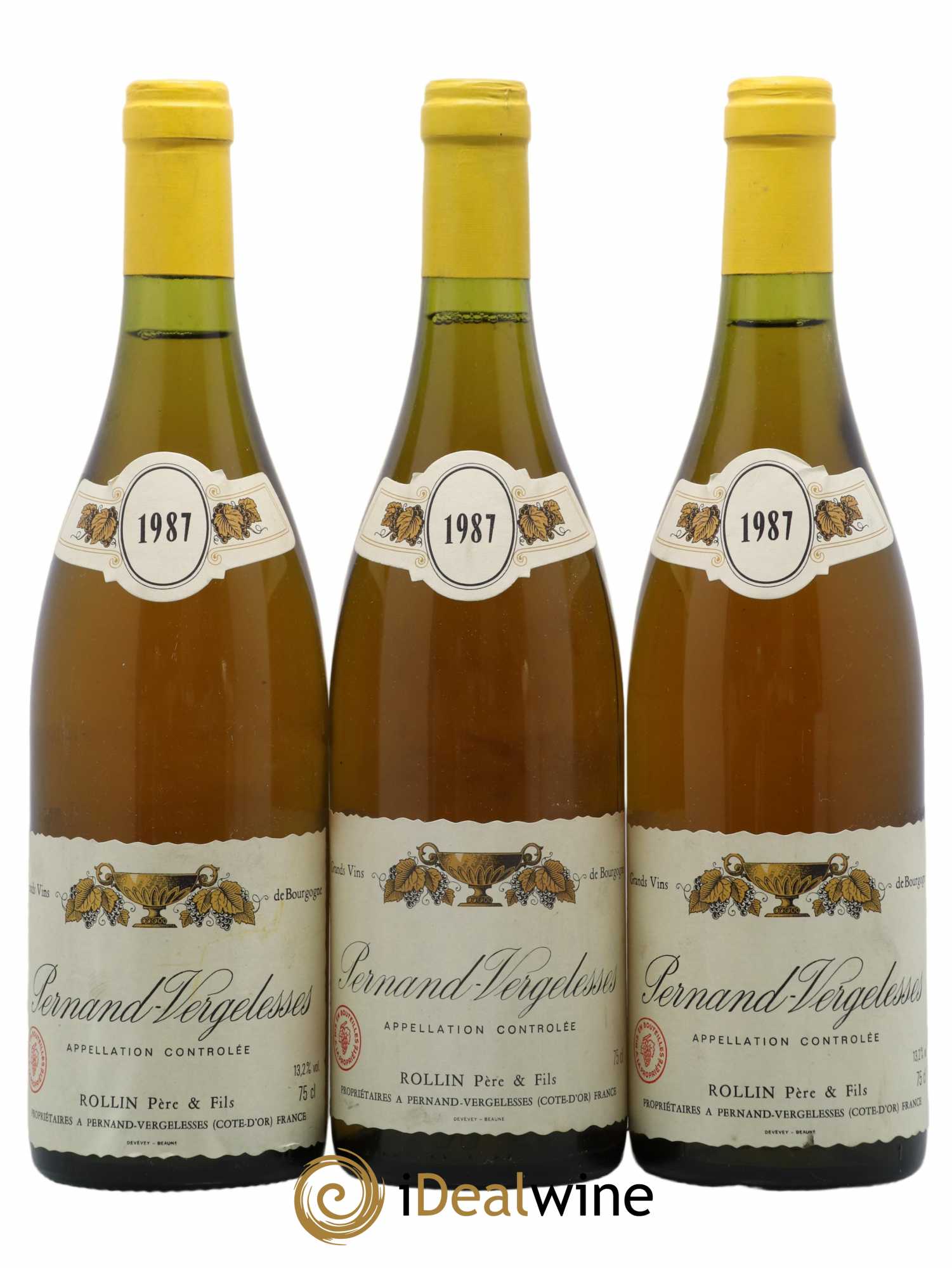 Pernand-Vergelesses 1987 - Posten von 3 Flaschen - 0