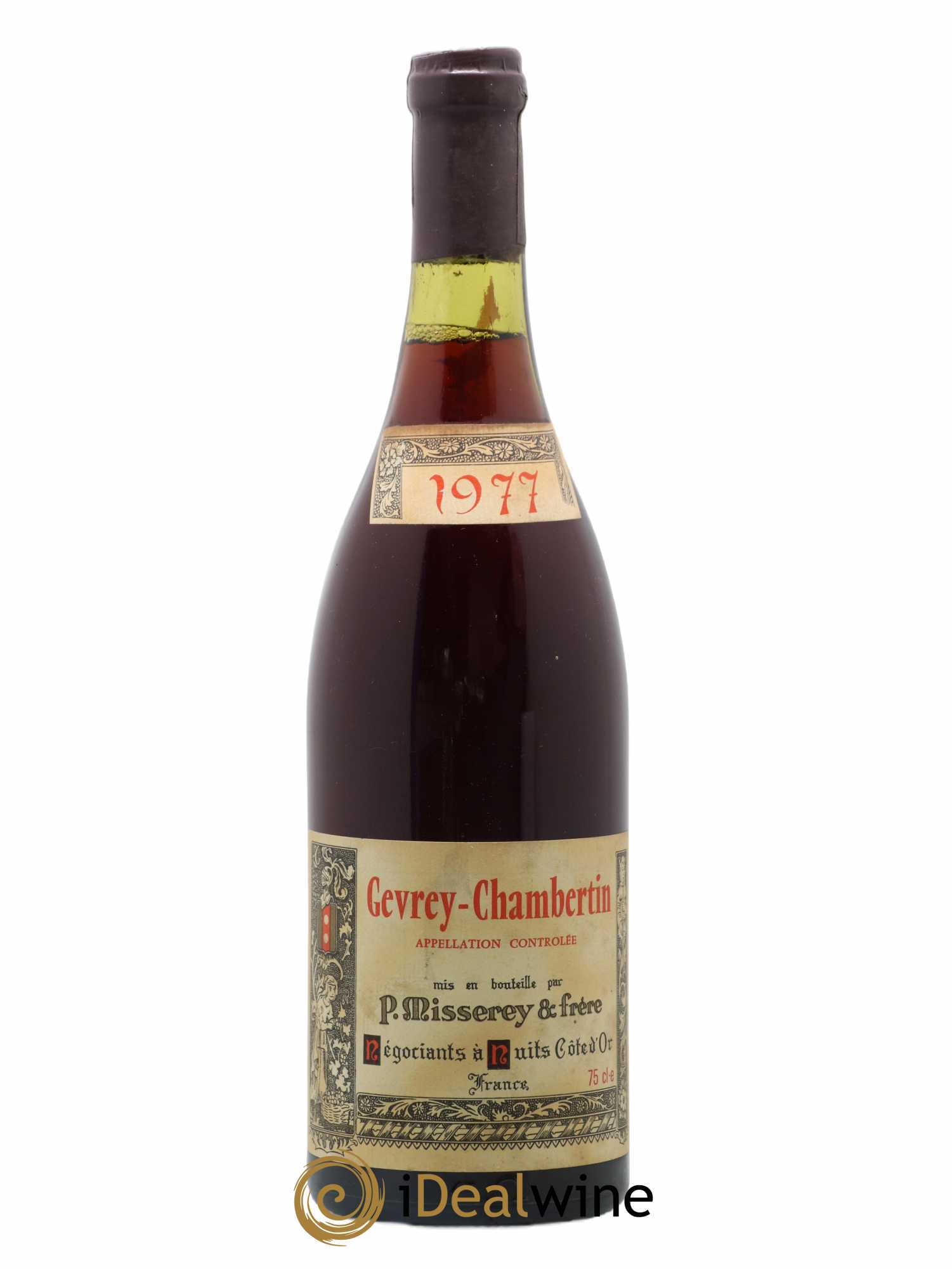 Gevrey-Chambertin Misserey et Frère 1977 - Posten von 1 Flasche - 0