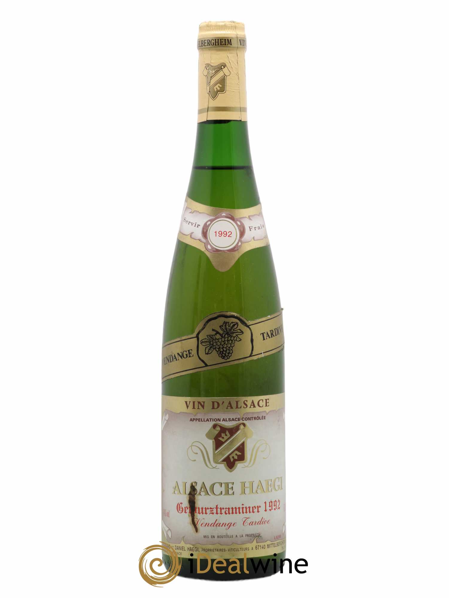 Alsace Gewurztraminer Vendanges Tardives Haegi 1992 - Posten von 1 Flasche - 0