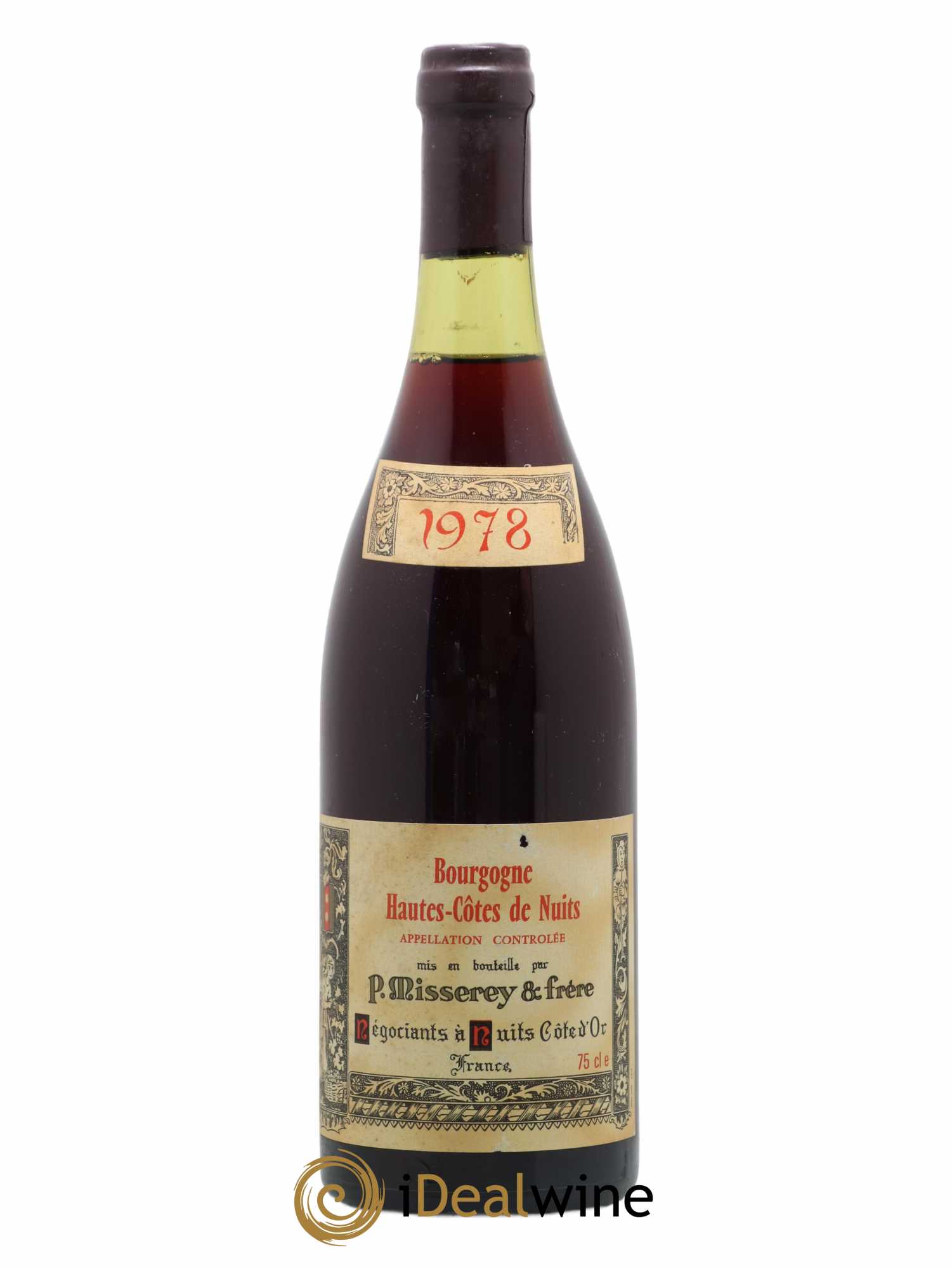 Hautes-Côtes de Nuits Misserey et Frère 1978 - Posten von 1 Flasche - 0