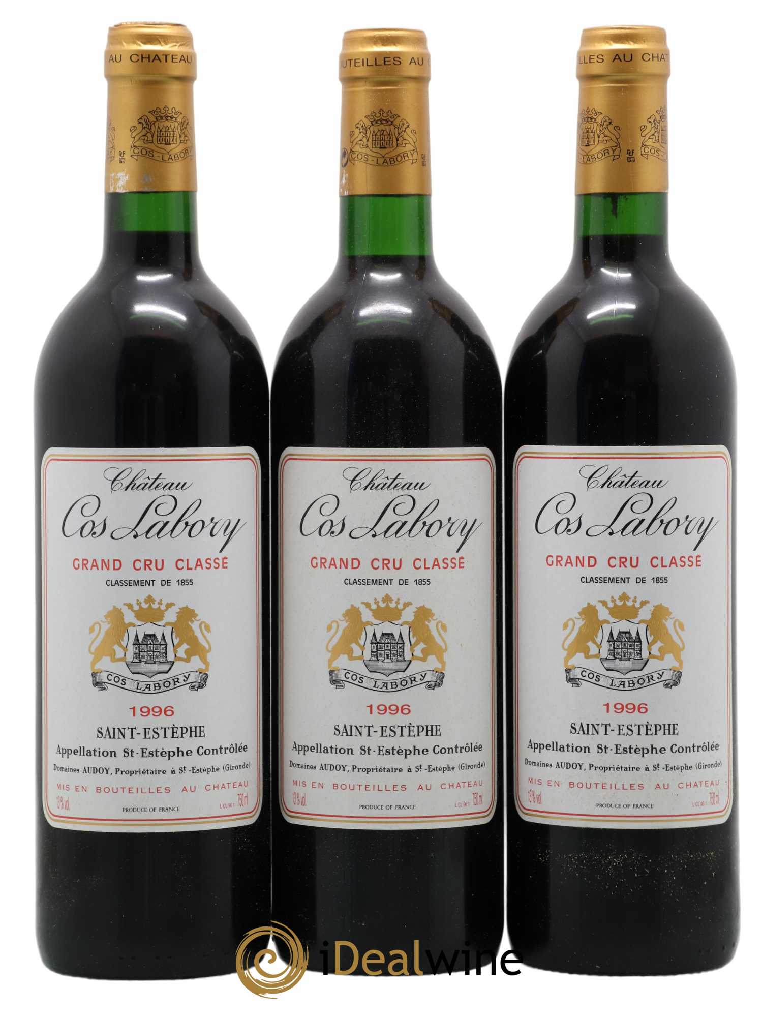 Château Cos Labory 5ème Grand Cru Classé 1996 - Lot de 12 bouteilles - 2