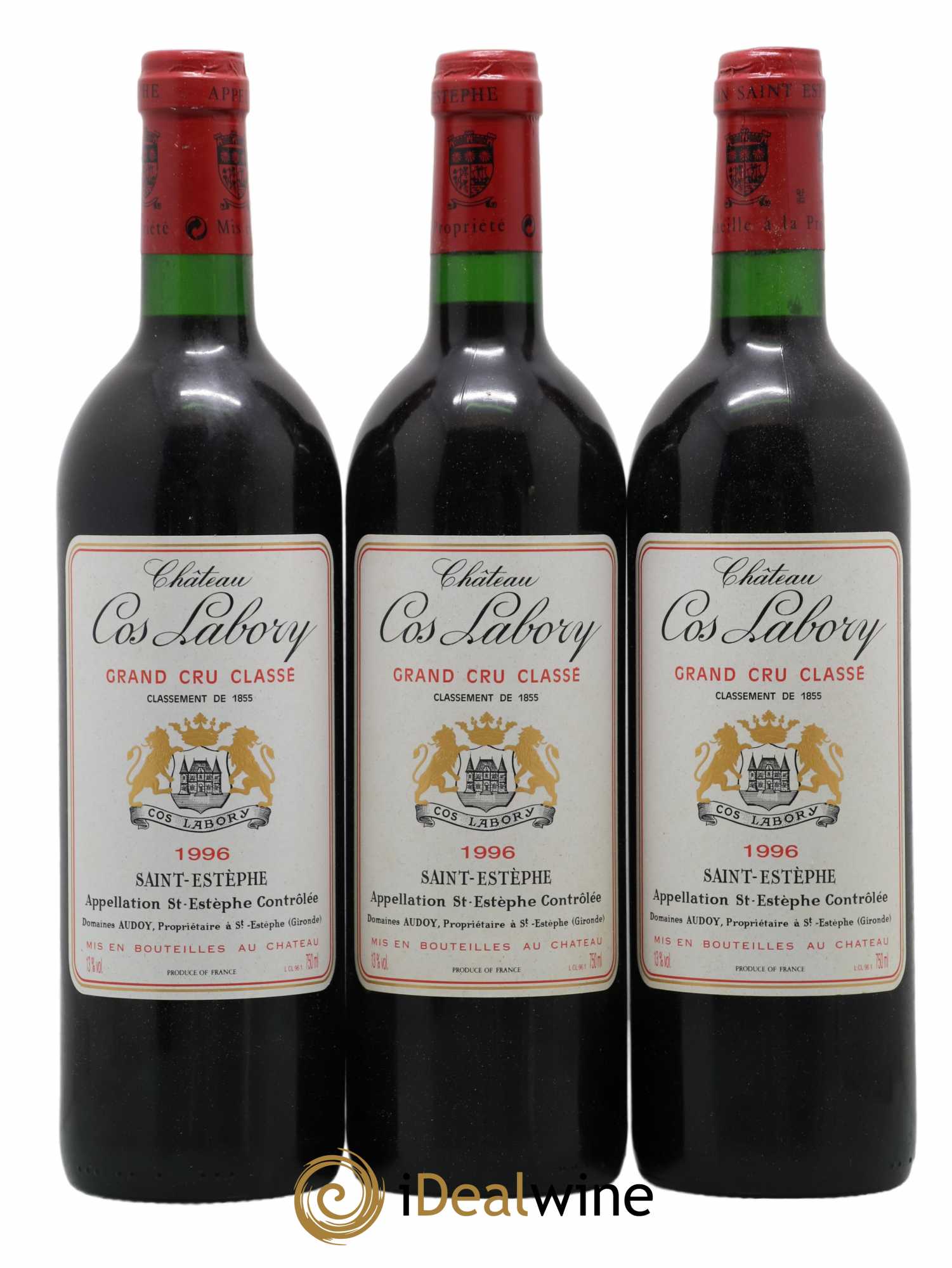 Château Cos Labory 5ème Grand Cru Classé 1996 - Lot de 12 bouteilles - 1