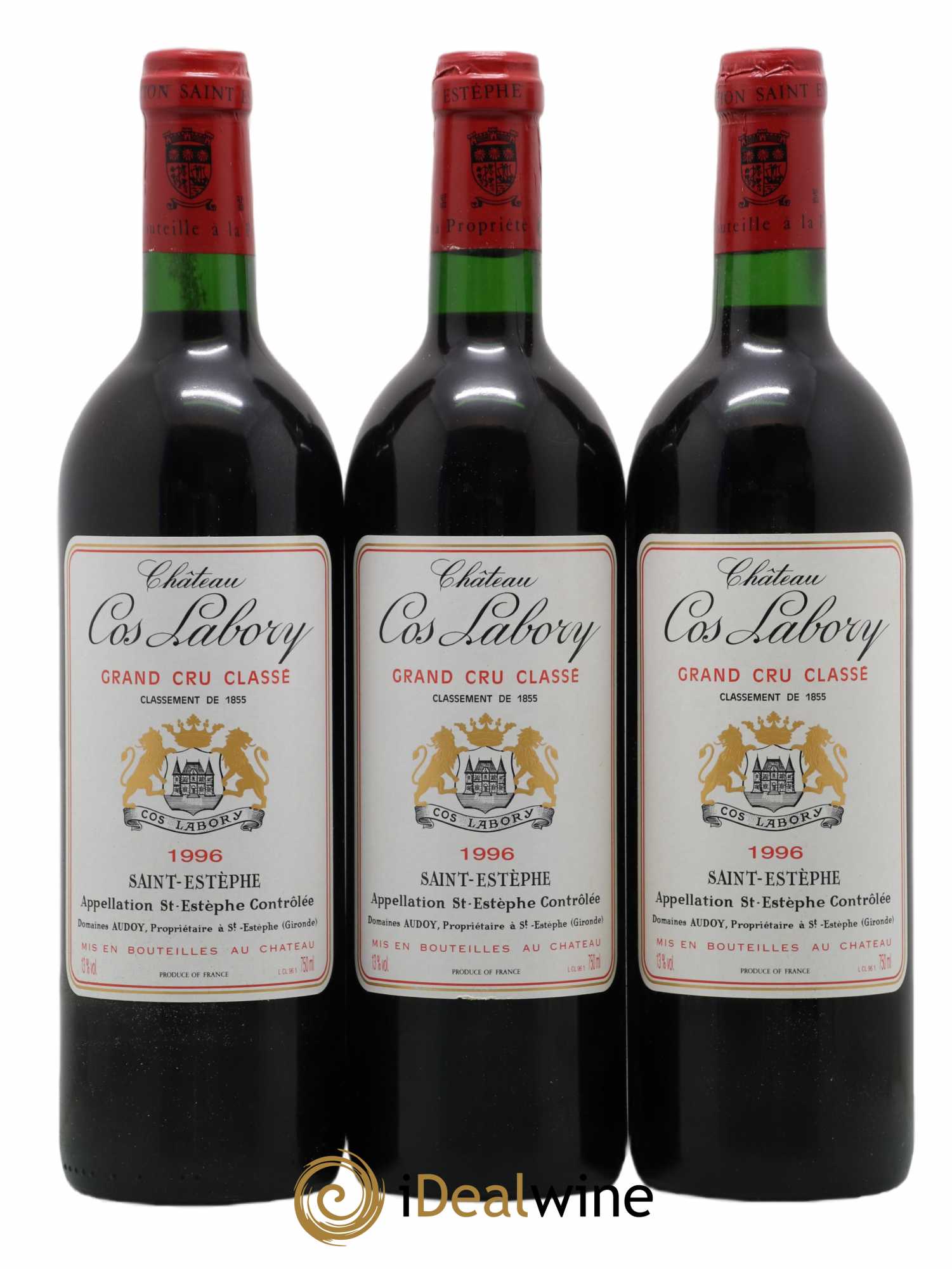 Château Cos Labory 5ème Grand Cru Classé 1996 - Lot de 12 bouteilles - 2