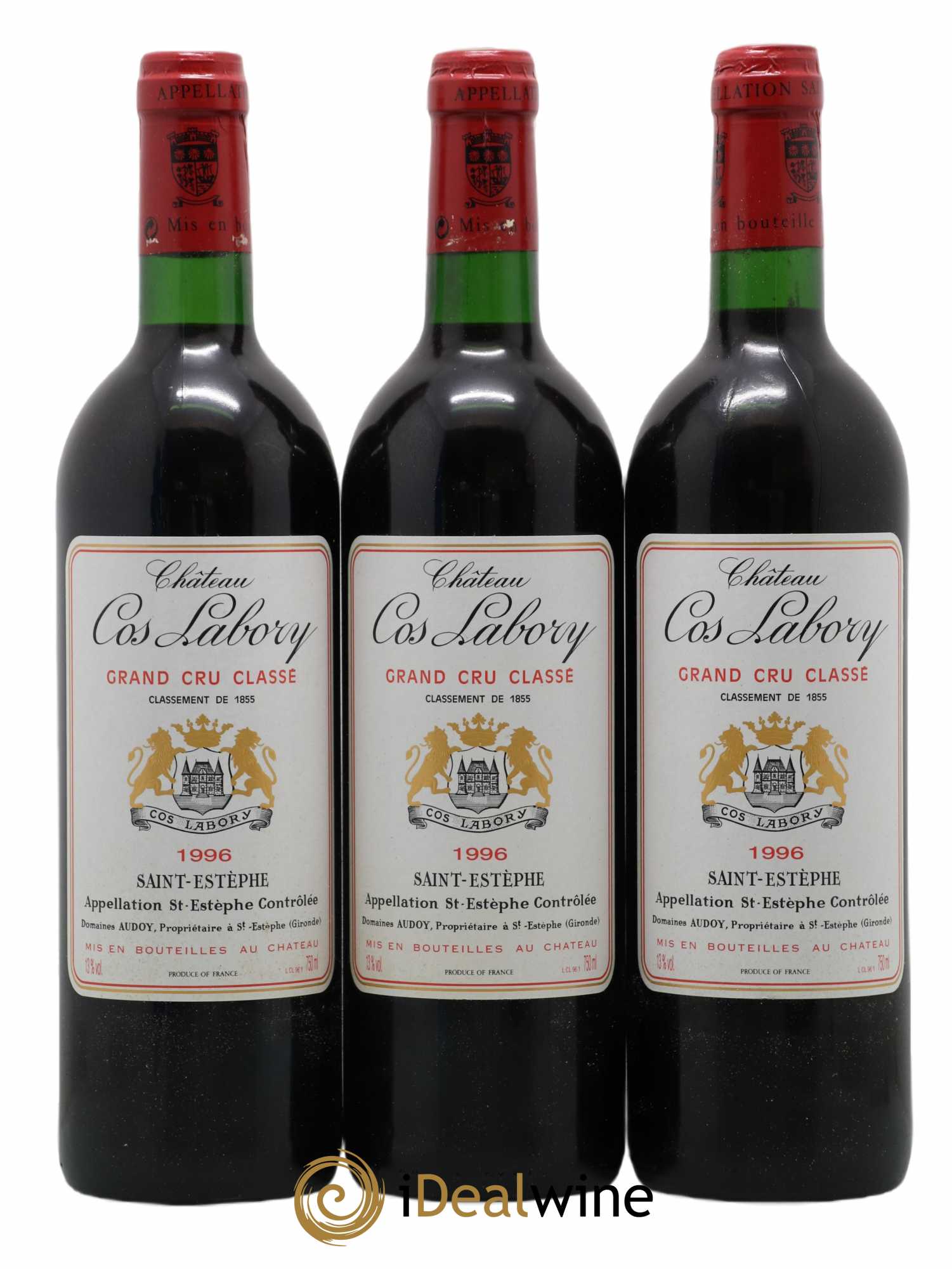 Château Cos Labory 5ème Grand Cru Classé 1996 - Lot de 12 bouteilles - 3