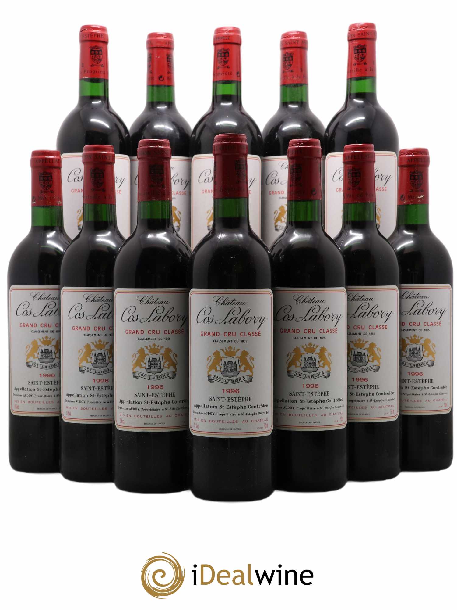 Château Cos Labory 5ème Grand Cru Classé 1996 - Lot de 12 bouteilles - 0