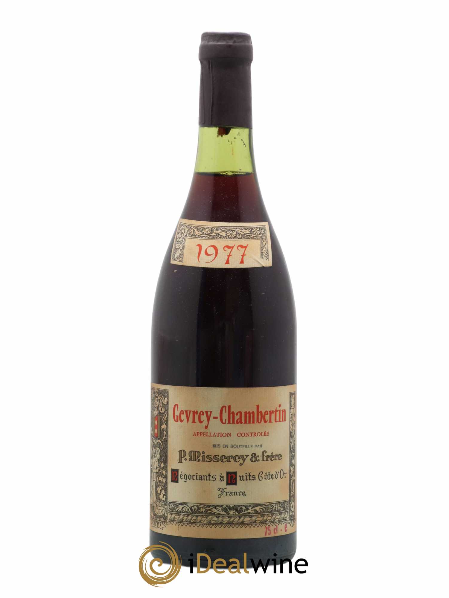 Gevrey-Chambertin P. Misserey & Frere 1977 - Posten von 1 Flasche - 0