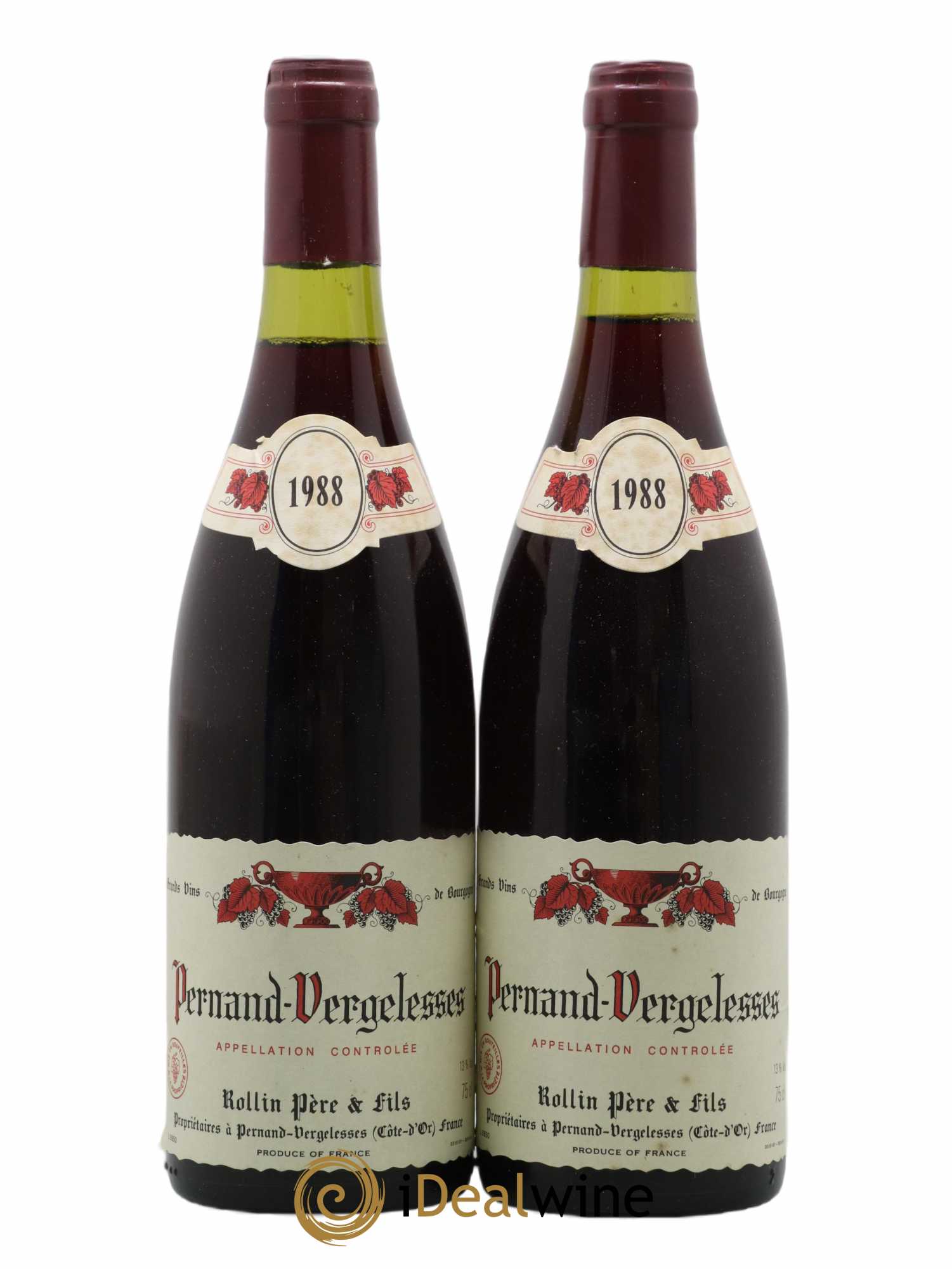Pernand-Vergelesses 1988 - Posten von 2 Flaschen - 0