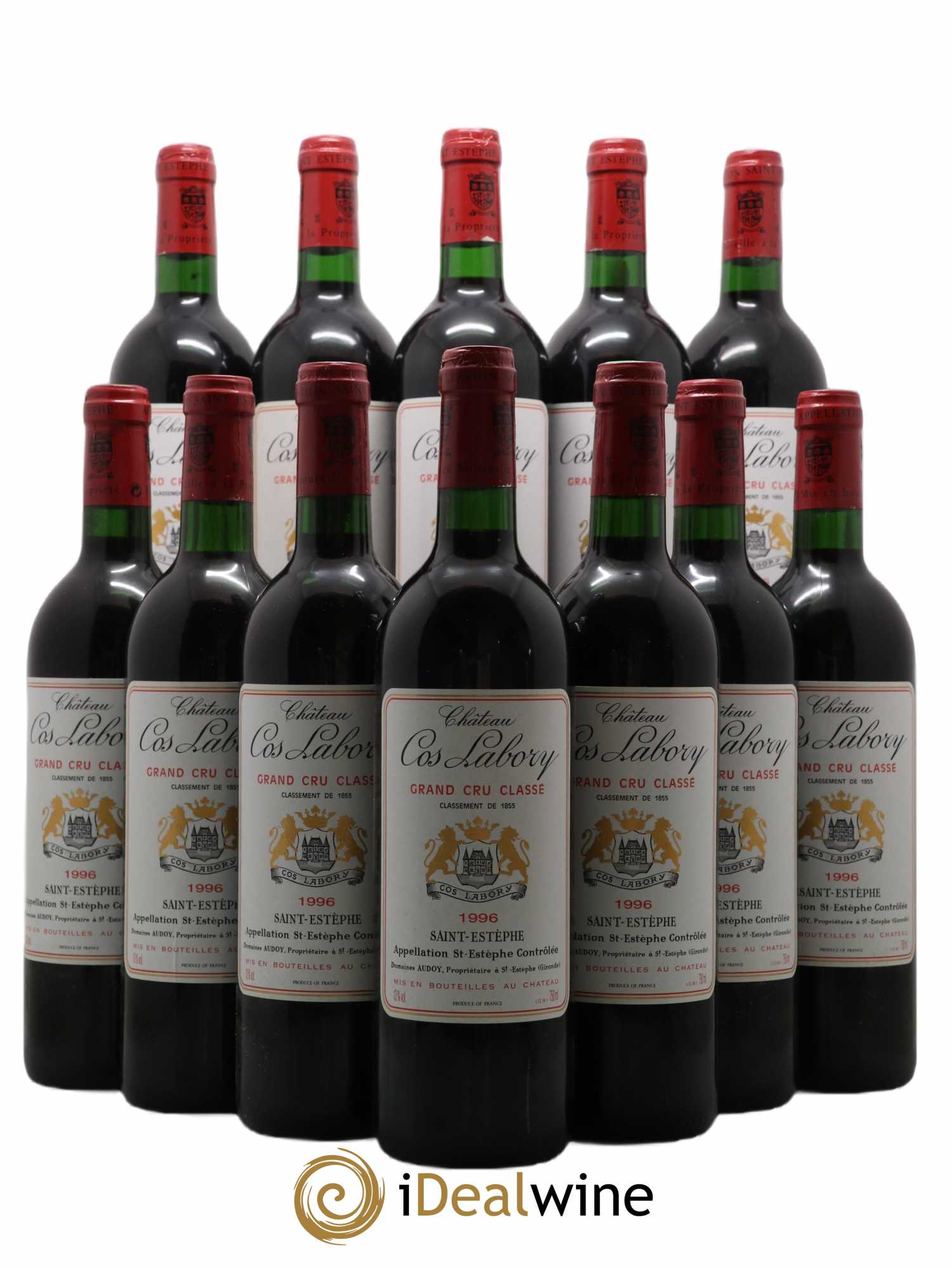 Château Cos Labory 5ème Grand Cru Classé 1996 - Lot de 12 bouteilles - 0