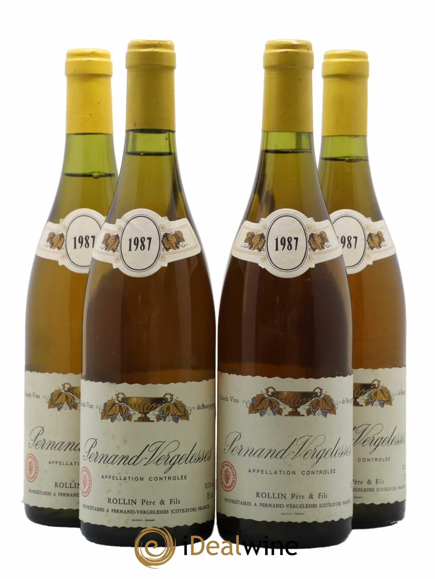 Pernand-Vergelesses 1987 - Posten von 4 Flaschen - 0