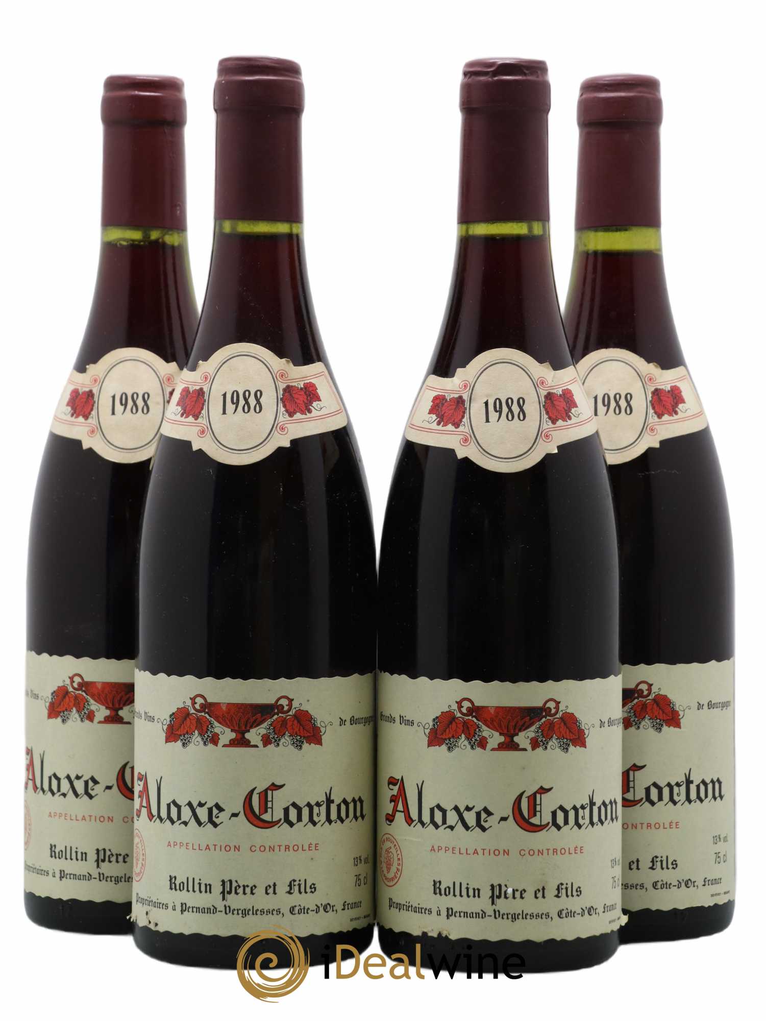 Aloxe-Corton 1988 - Posten von 4 Flaschen - 0
