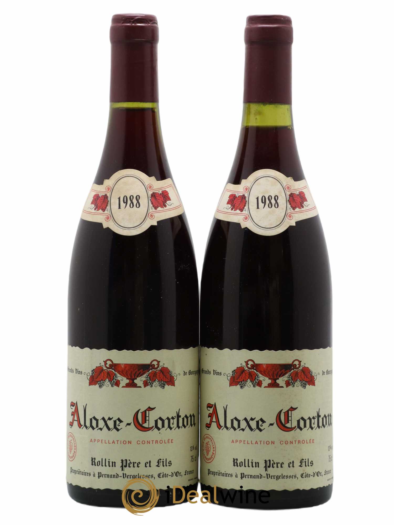 Aloxe-Corton 1988 - Posten von 2 Flaschen - 0