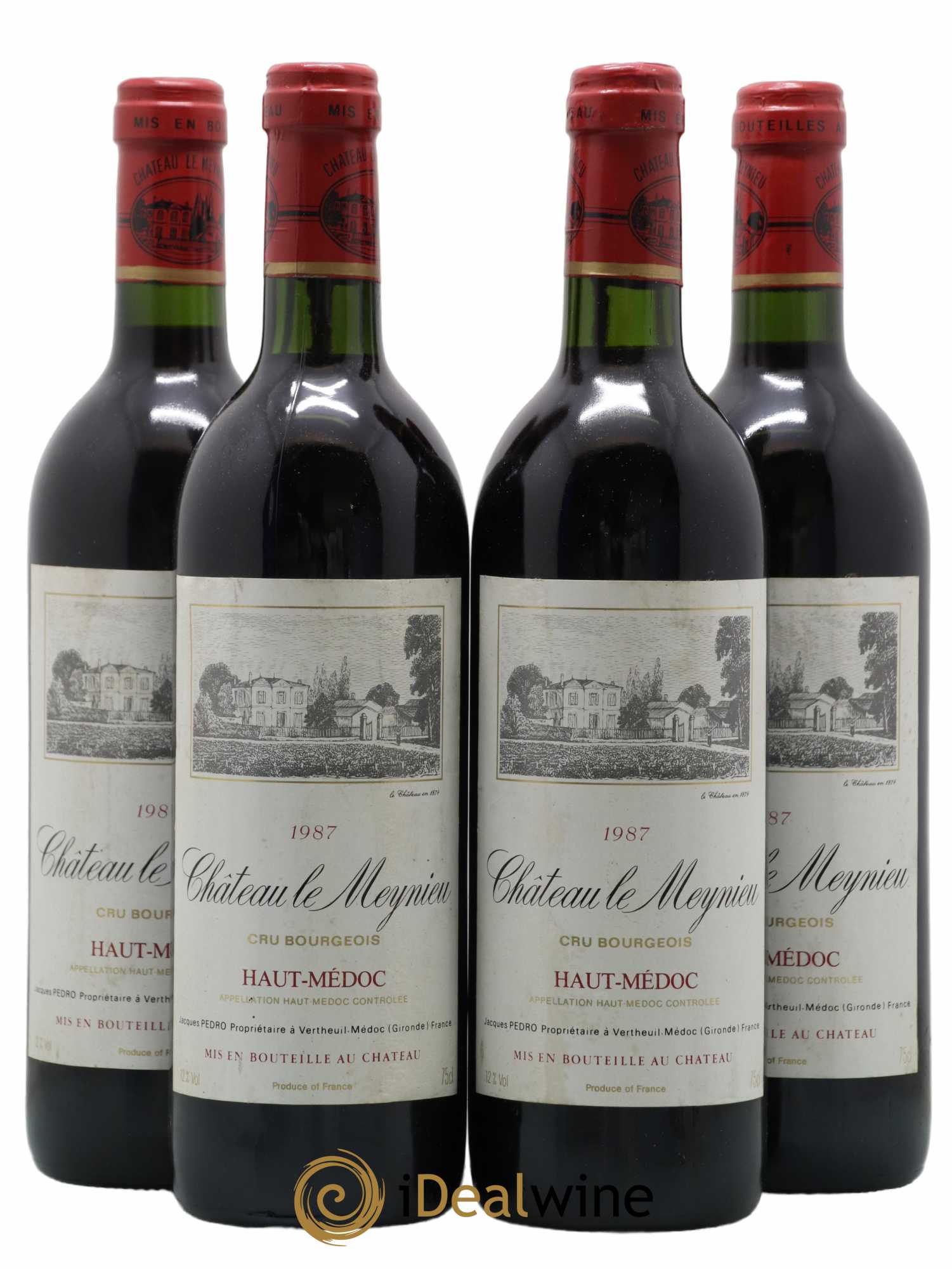Haut Médoc 1987 - Posten von 4 Flaschen - 0