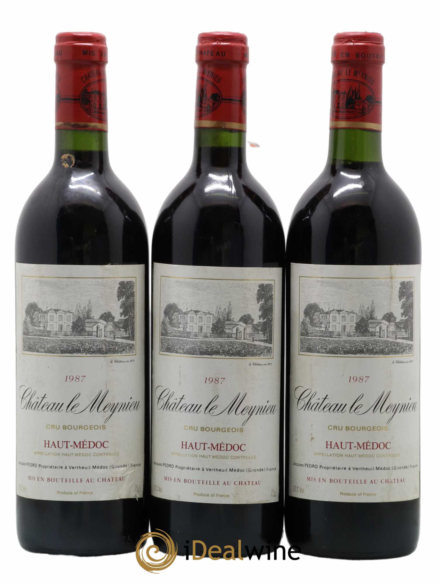 Haut Médoc 1987 - Posten von 3 Flaschen - 0