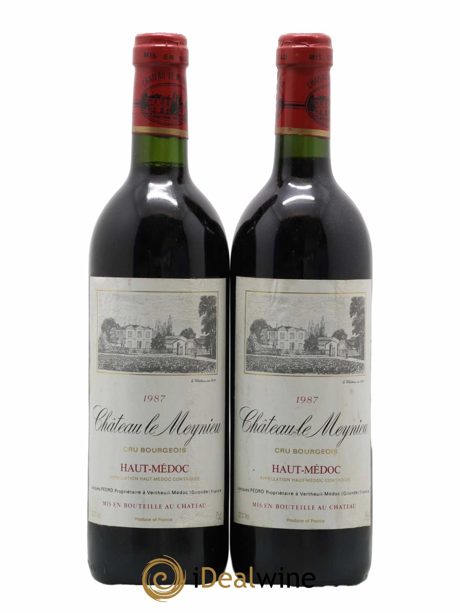 Haut Médoc 1987 - Posten von 2 Flaschen - 0