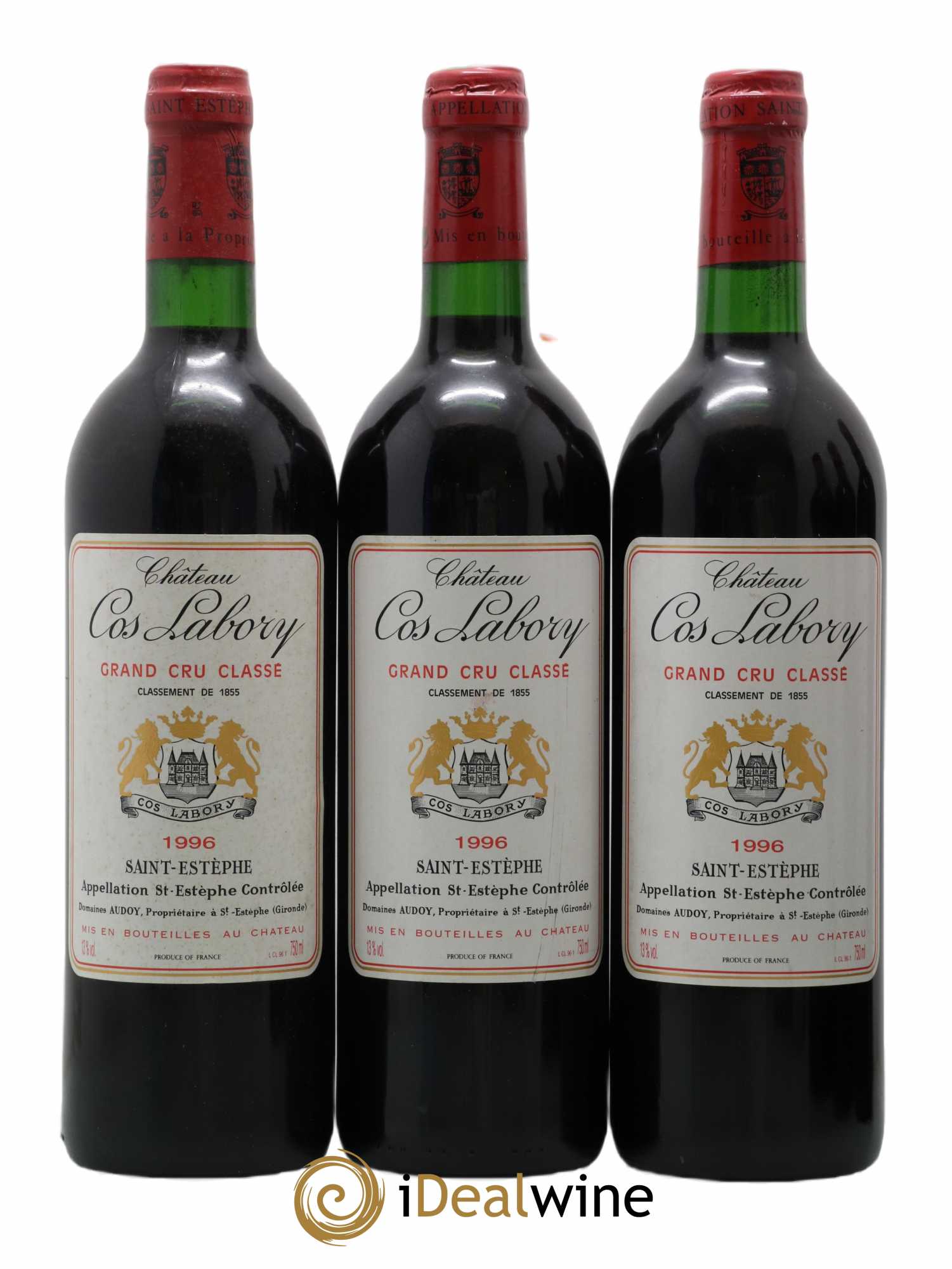Château Cos Labory 5ème Grand Cru Classé 1996 - Lot de 6 bouteilles - 1
