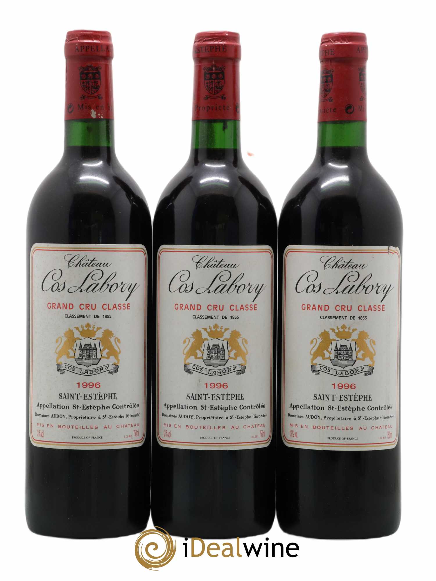 Château Cos Labory 5ème Grand Cru Classé 1996 - Lot de 6 bouteilles - 2