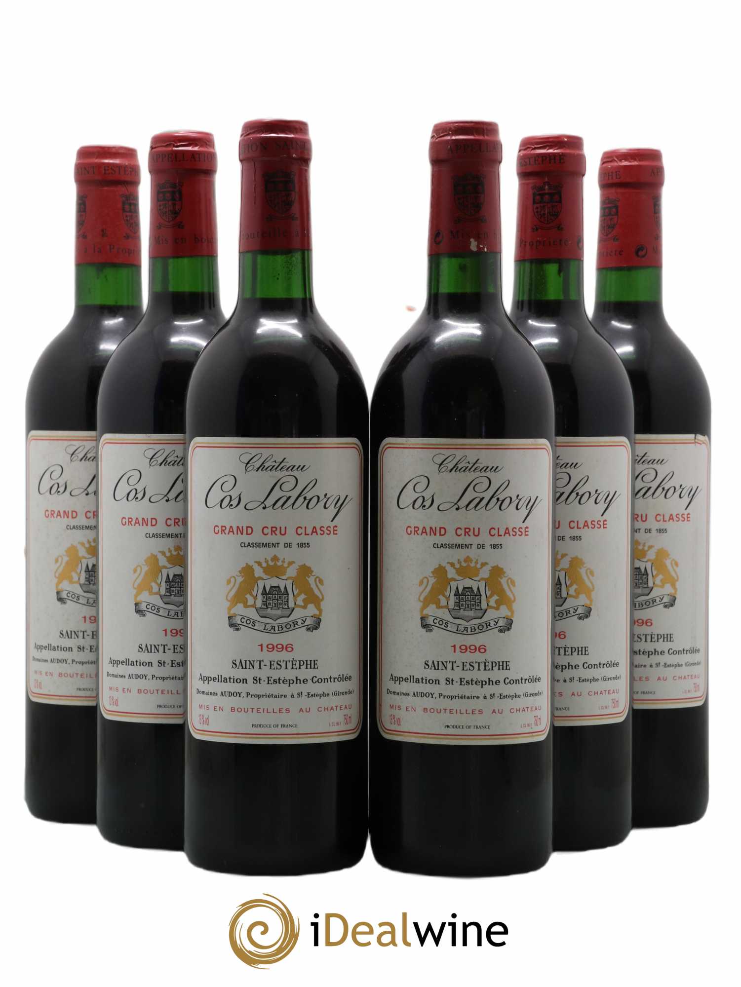 Château Cos Labory 5ème Grand Cru Classé 1996 - Lot de 6 bouteilles - 0