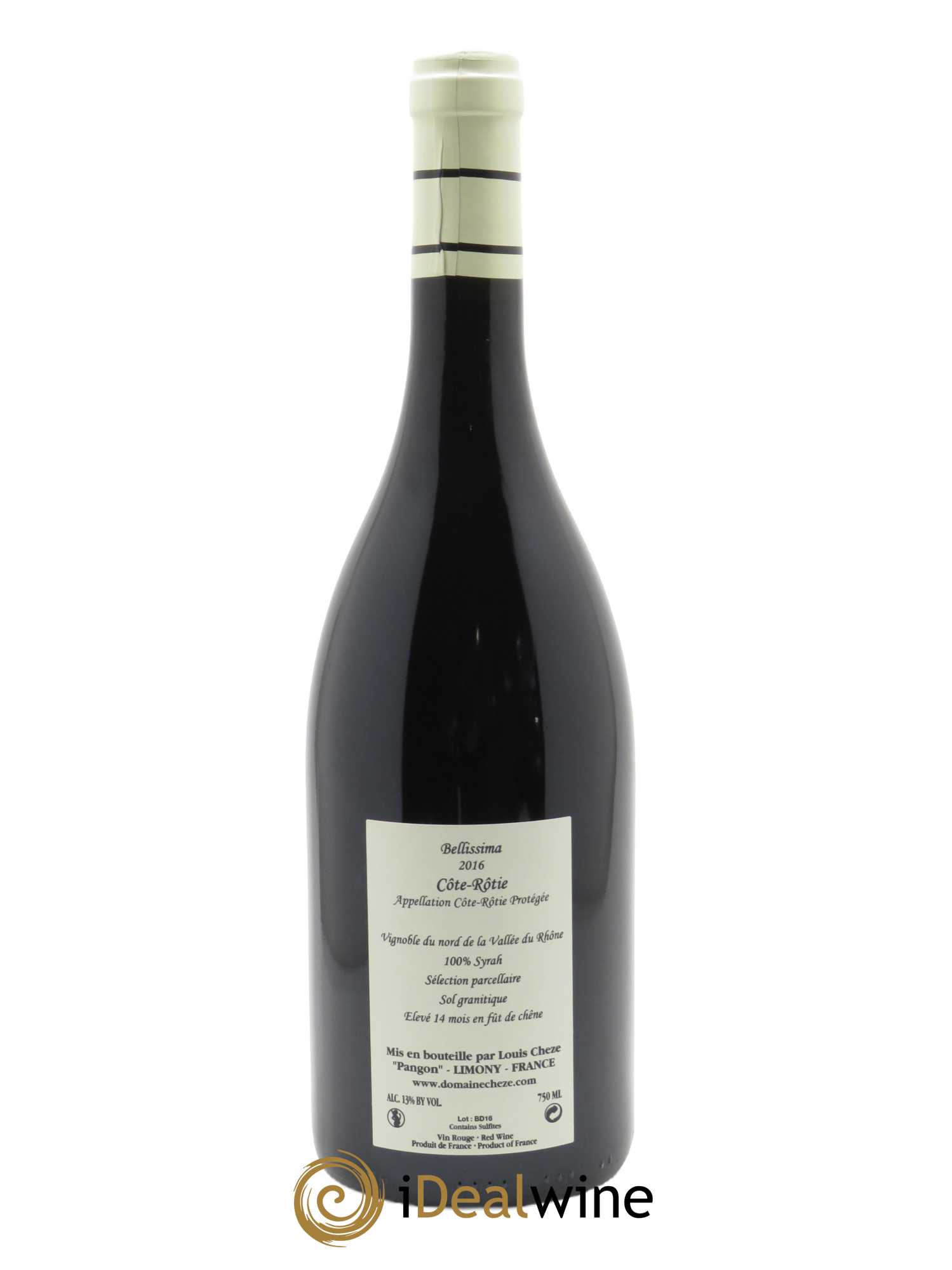Côte-Rôtie Bellissima Louis Cheze (Domaine) 2016 - Lot de 1 bouteille - 1