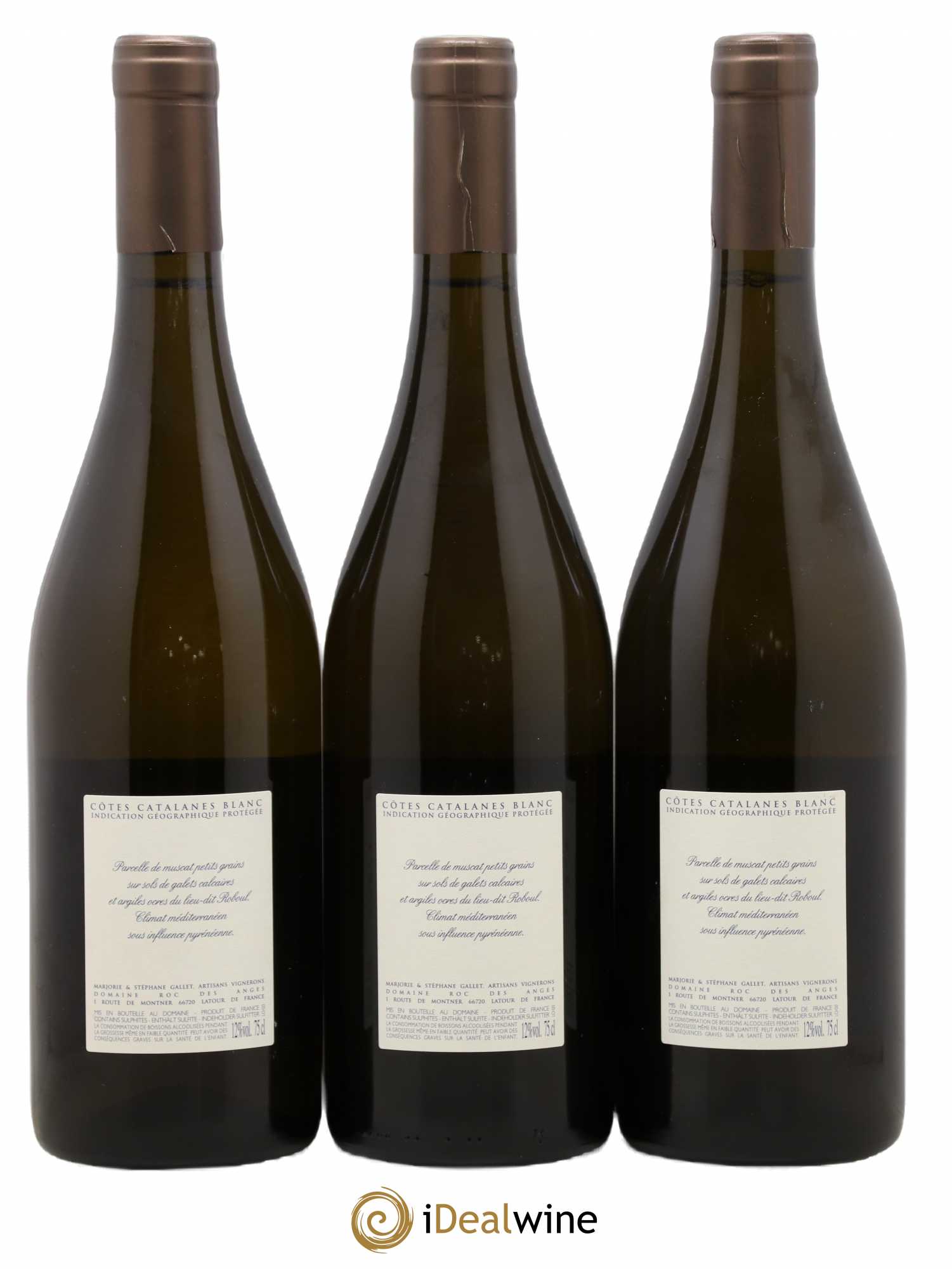 Côtes Catalanes Roc des Anges Chamane Marjorie et Stéphane Gallet 2020 - Lot de 3 bouteilles - 1