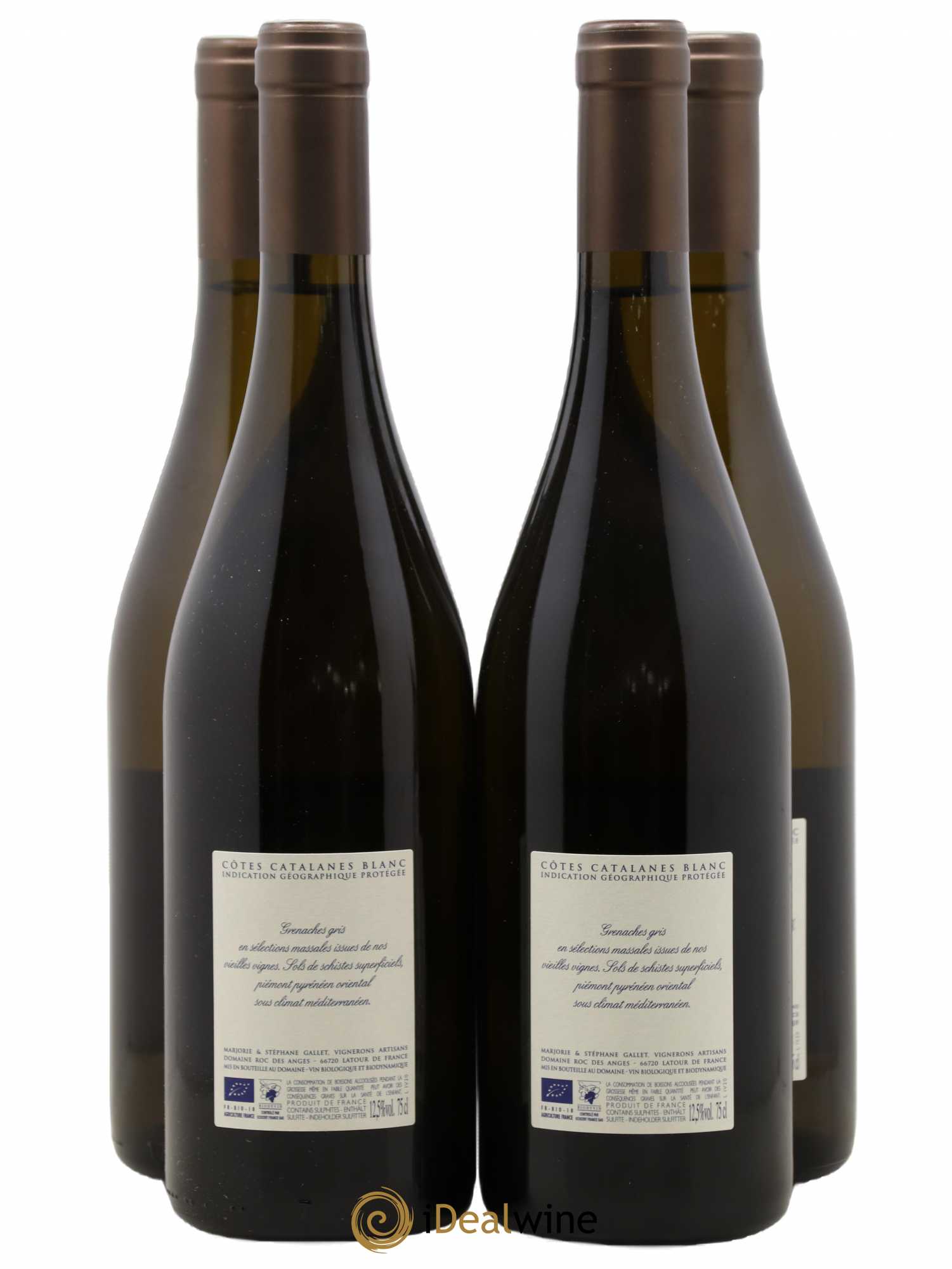Côtes Catalanes Roc des Anges Iglesia Vella Marjorie et Stéphane Gallet 2020 - Lot de 4 bouteilles - 1