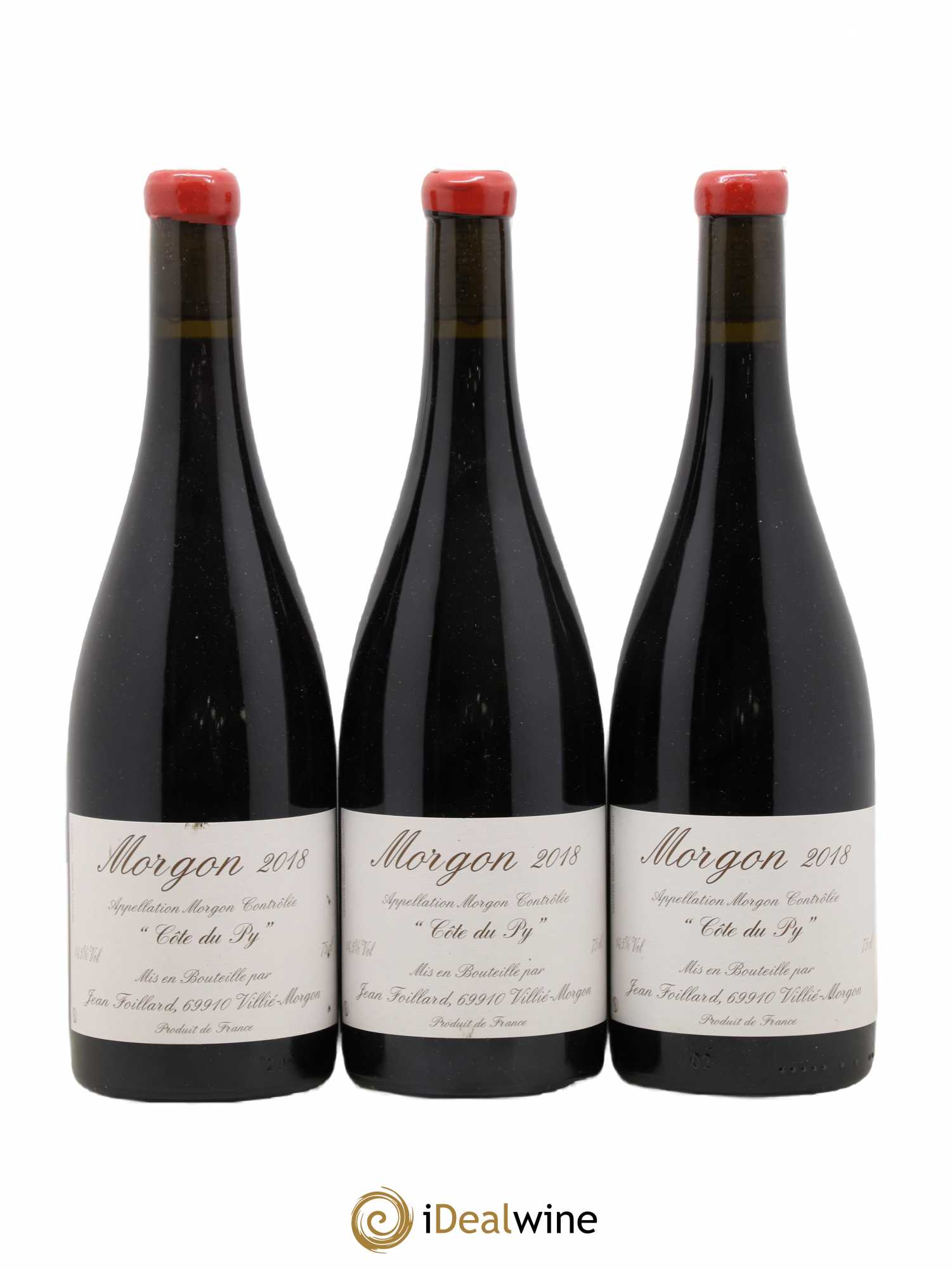 Morgon Côte du Py Jean Foillard 2018 - Lot de 3 bouteilles - 0