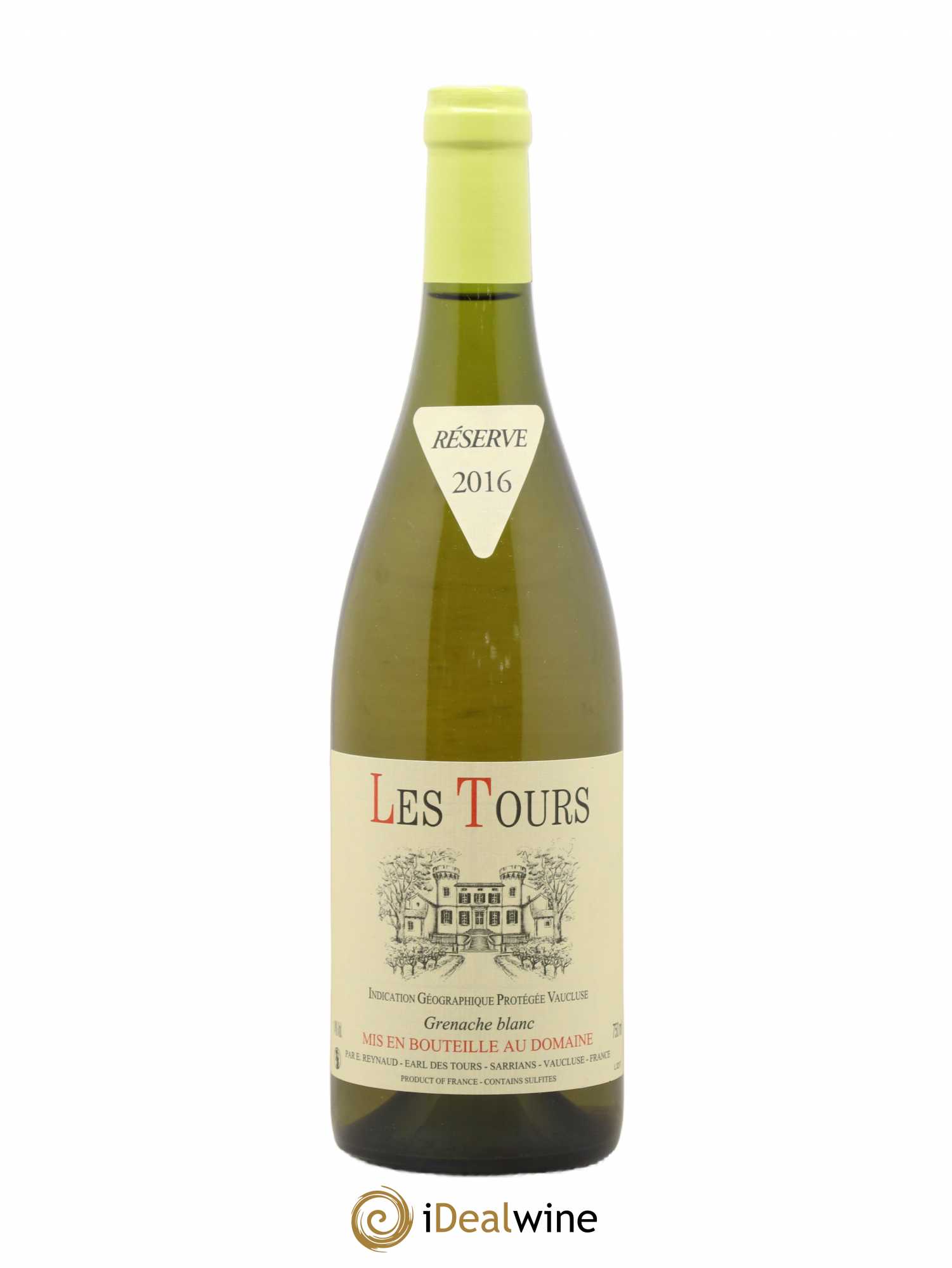 Vaucluse Grenache blanc Les Tours E.Reynaud 2016 - Posten von 1 Flasche - 0