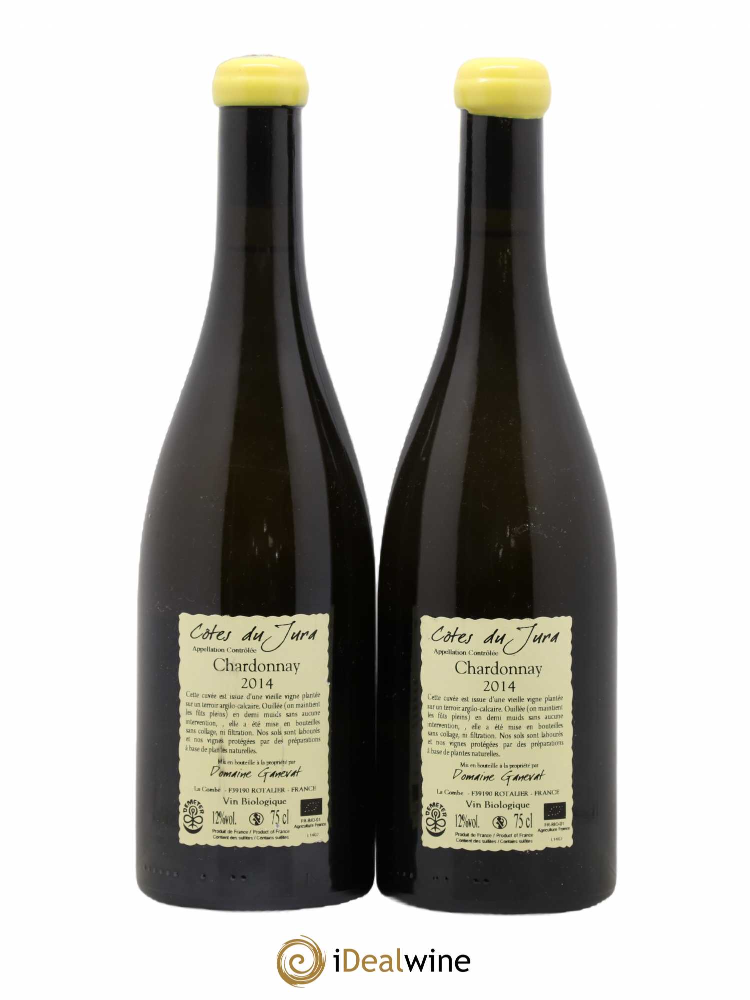 Côtes du Jura Les Chamois du Paradis Jean-François Ganevat (Domaine) 2014 - Lot de 2 bouteilles - 1
