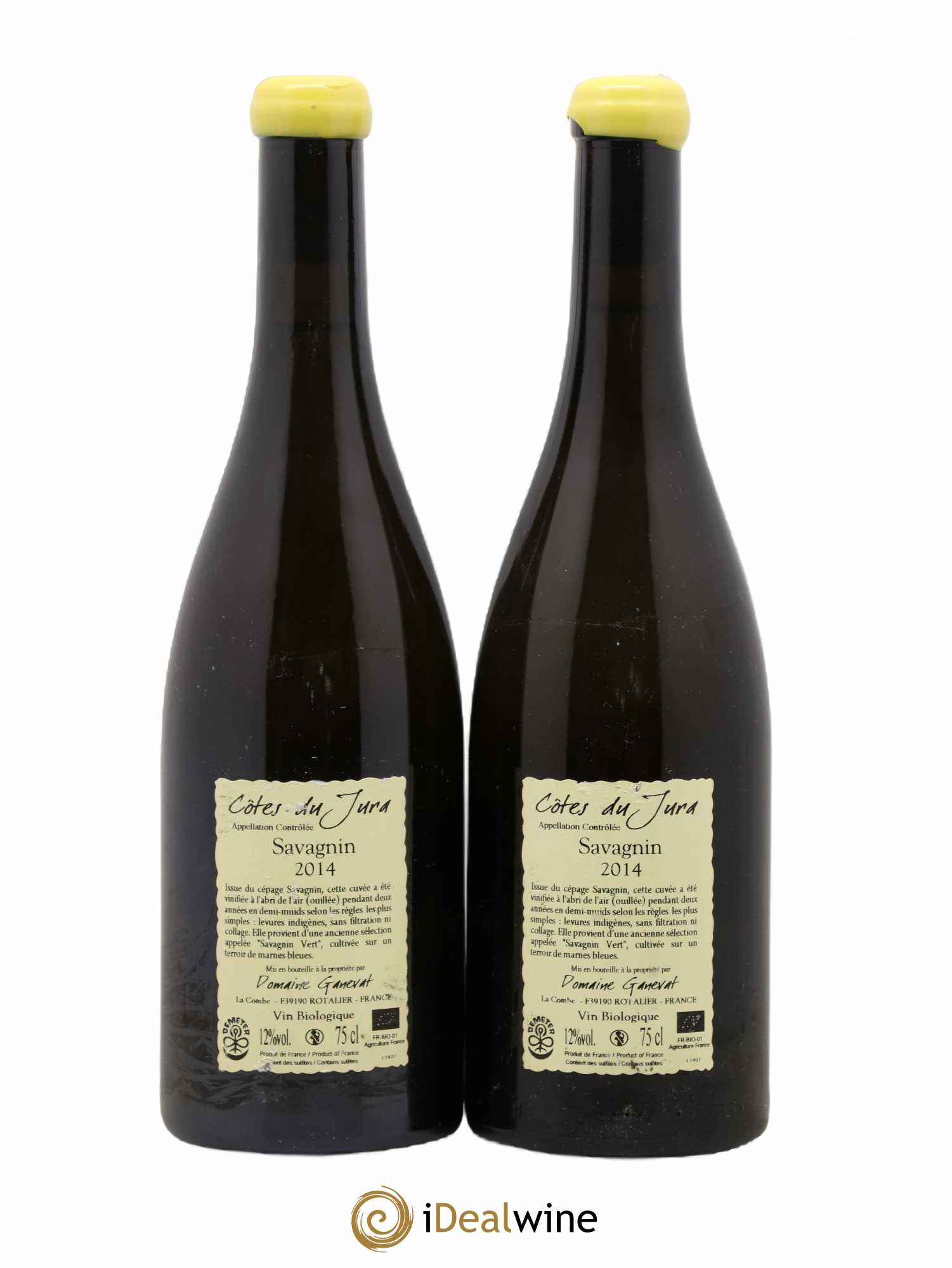 Côtes du Jura Les Chalasses Marnes Bleues Jean-François Ganevat (Domaine) 2014 - Lot de 2 bouteilles - 1