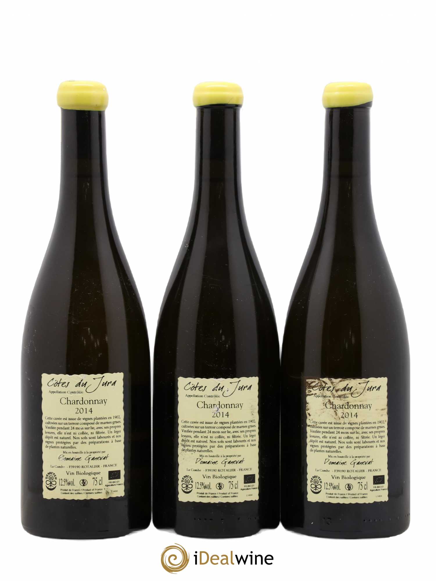 Côtes du Jura Les Chalasses Vieilles Vignes Jean-François Ganevat (Domaine) 2014 - Lot de 3 bouteilles - 1