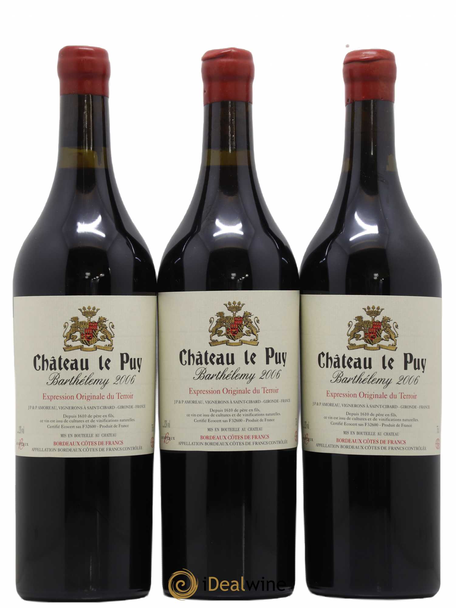Le Puy - Cuvée Barthélemy 2006 - Lot de 12 bouteilles - 2