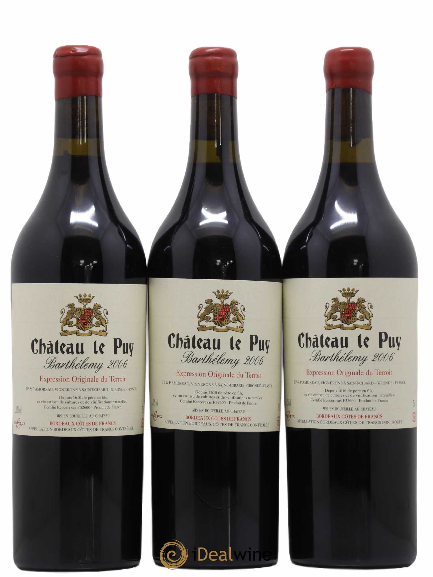 Le Puy - Cuvée Barthélemy 2006 - Lot de 12 bouteilles - 4