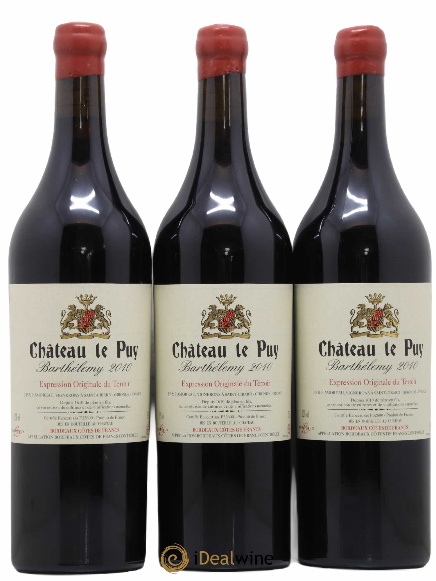 Le Puy - Cuvée Barthélemy 2010 - Lot de 12 bouteilles - 2