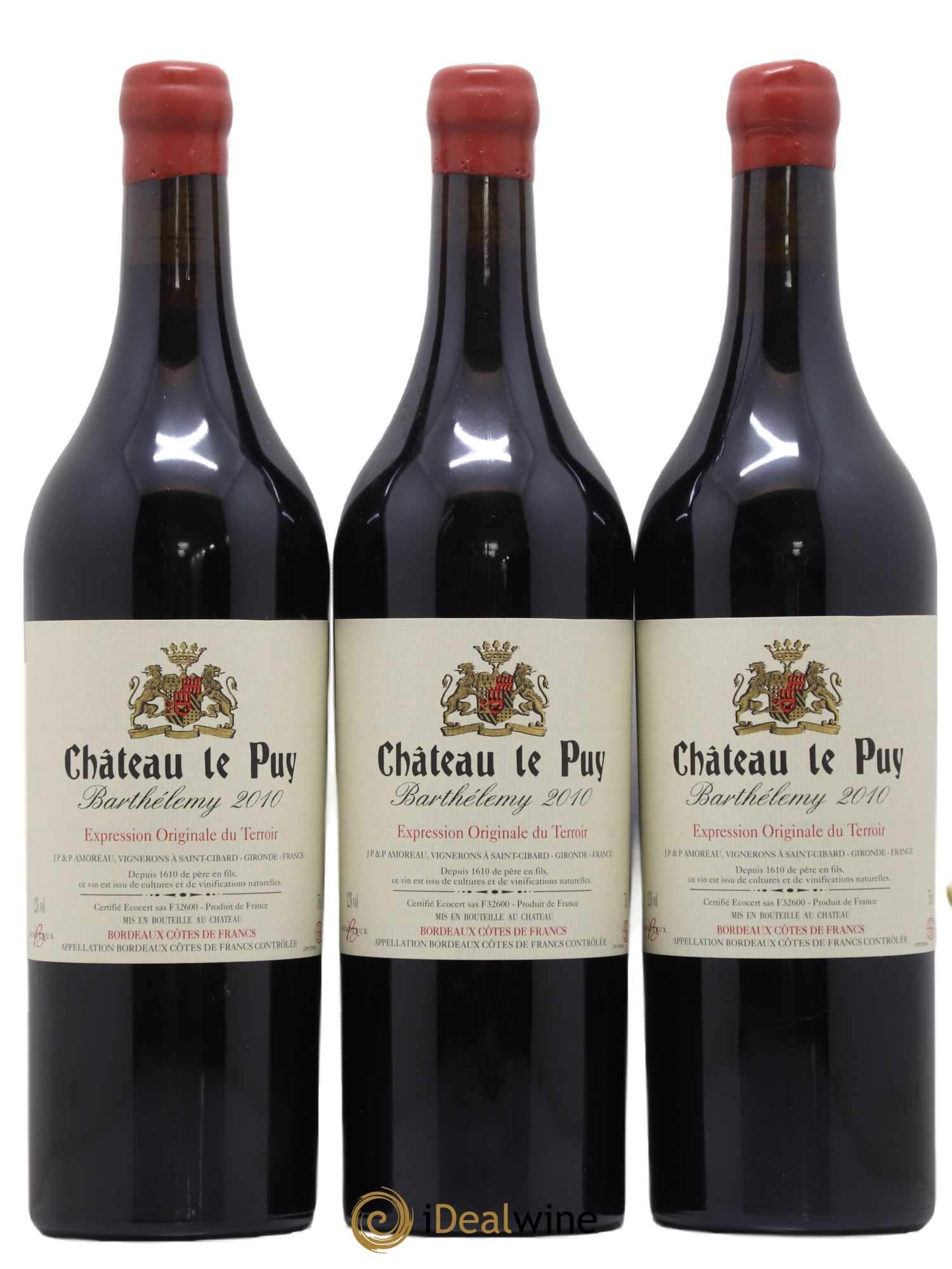 Le Puy - Cuvée Barthélemy 2010 - Lot de 12 bouteilles - 3