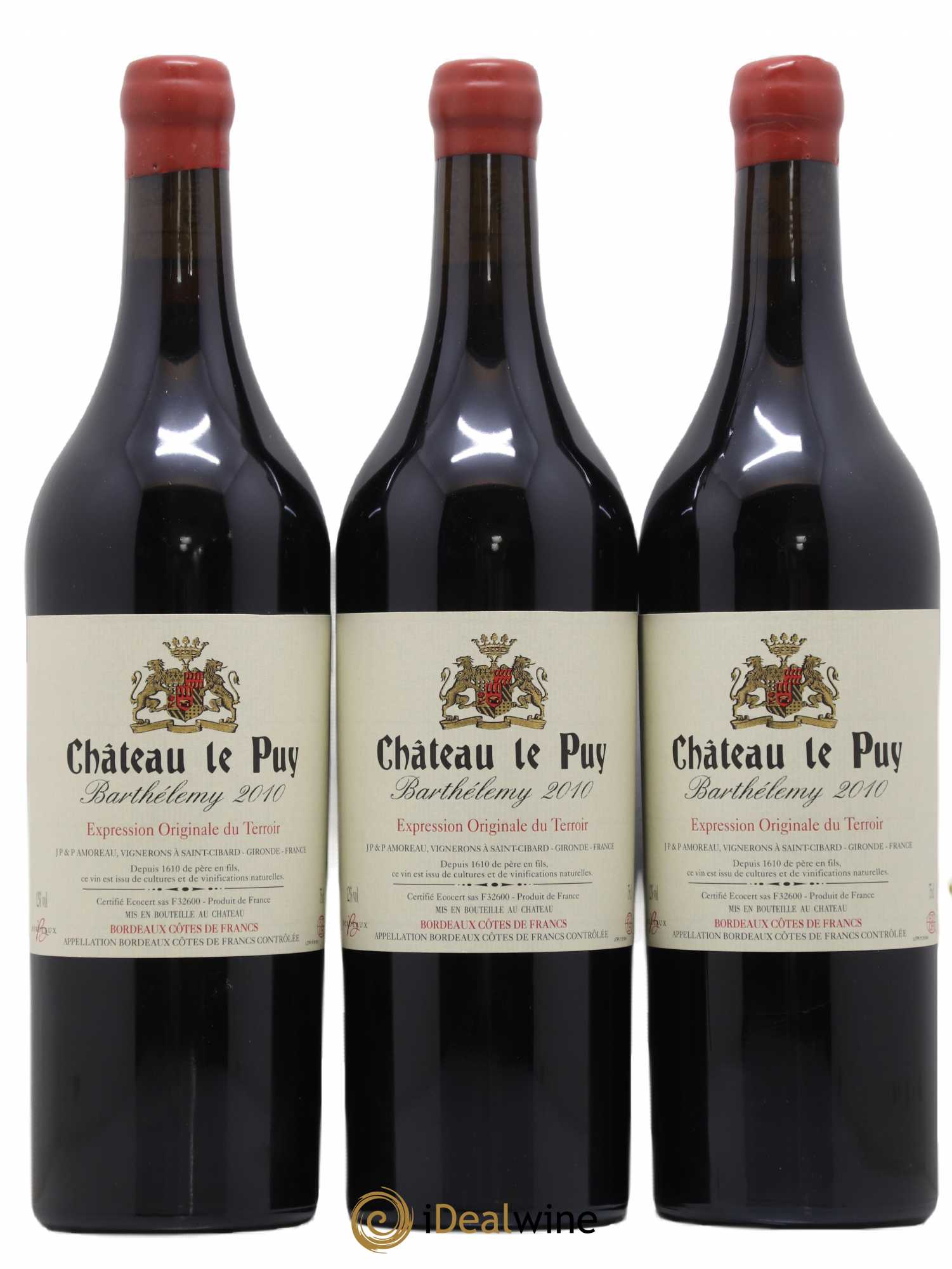 Le Puy - Cuvée Barthélemy 2010 - Lot de 12 bouteilles - 4