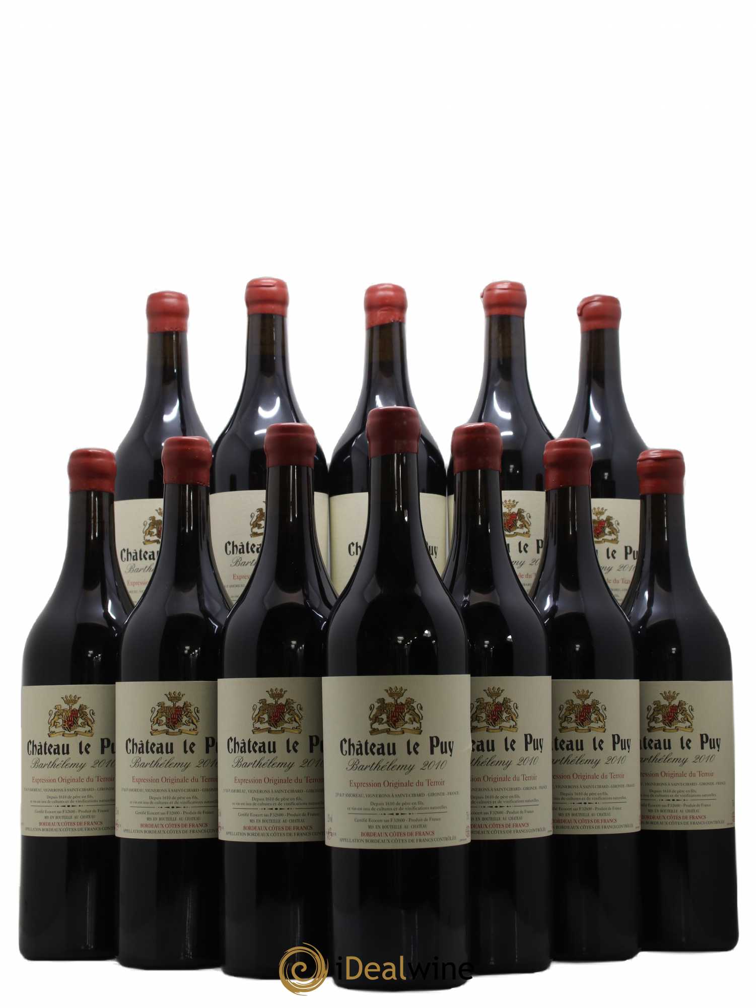 Le Puy - Cuvée Barthélemy 2010 - Lot de 12 bouteilles - 0