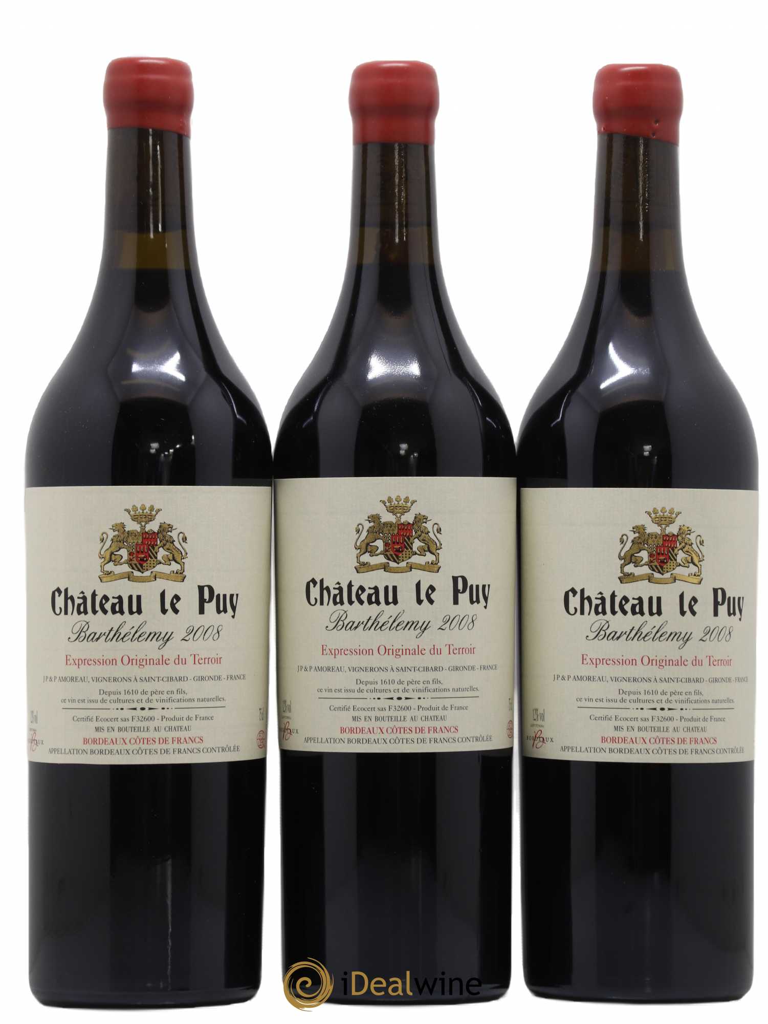 Le Puy - Cuvée Barthélemy 2008 - Lot de 12 bouteilles - 3