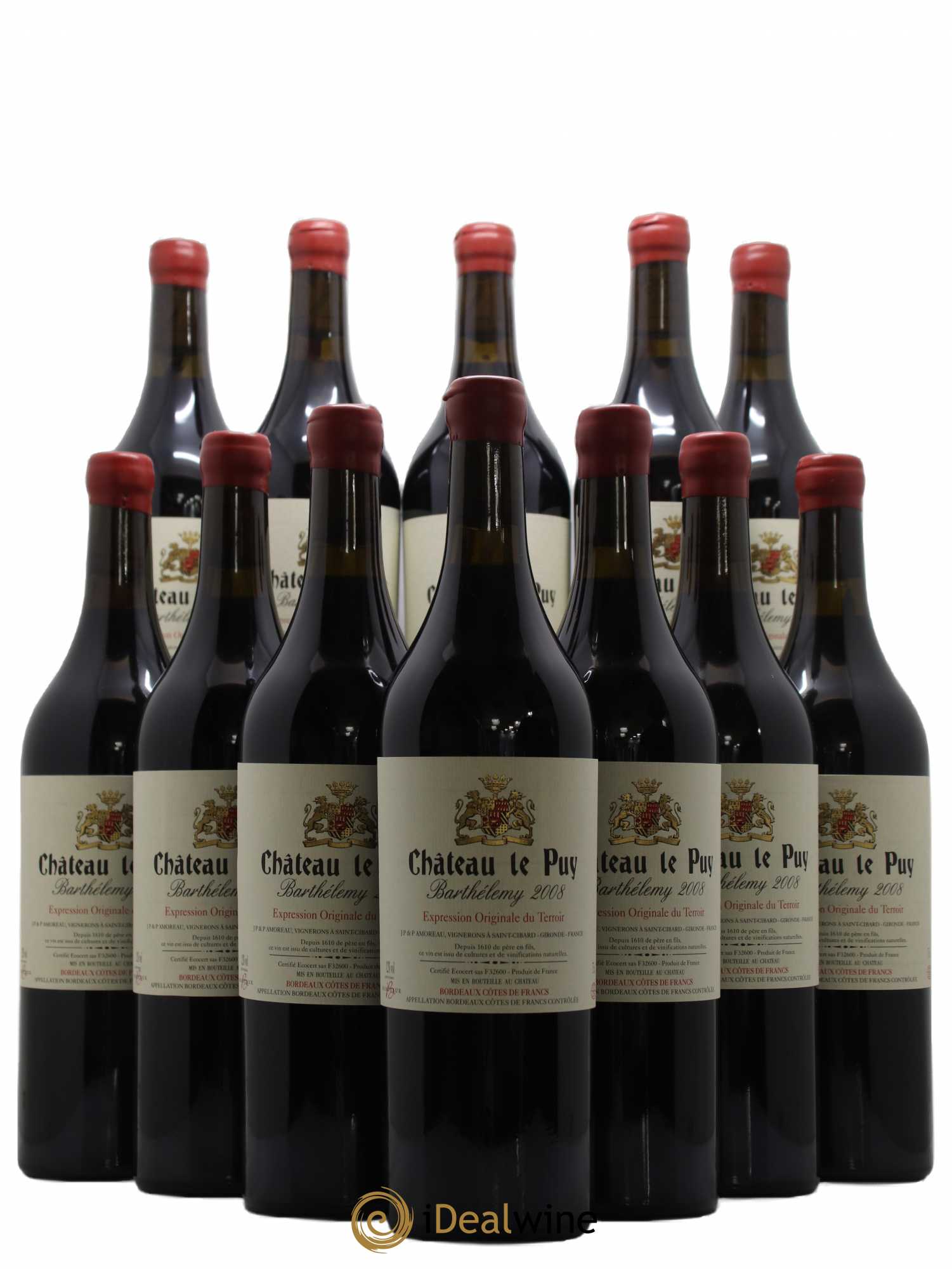 Le Puy - Cuvée Barthélemy 2008 - Lot de 12 bouteilles - 0