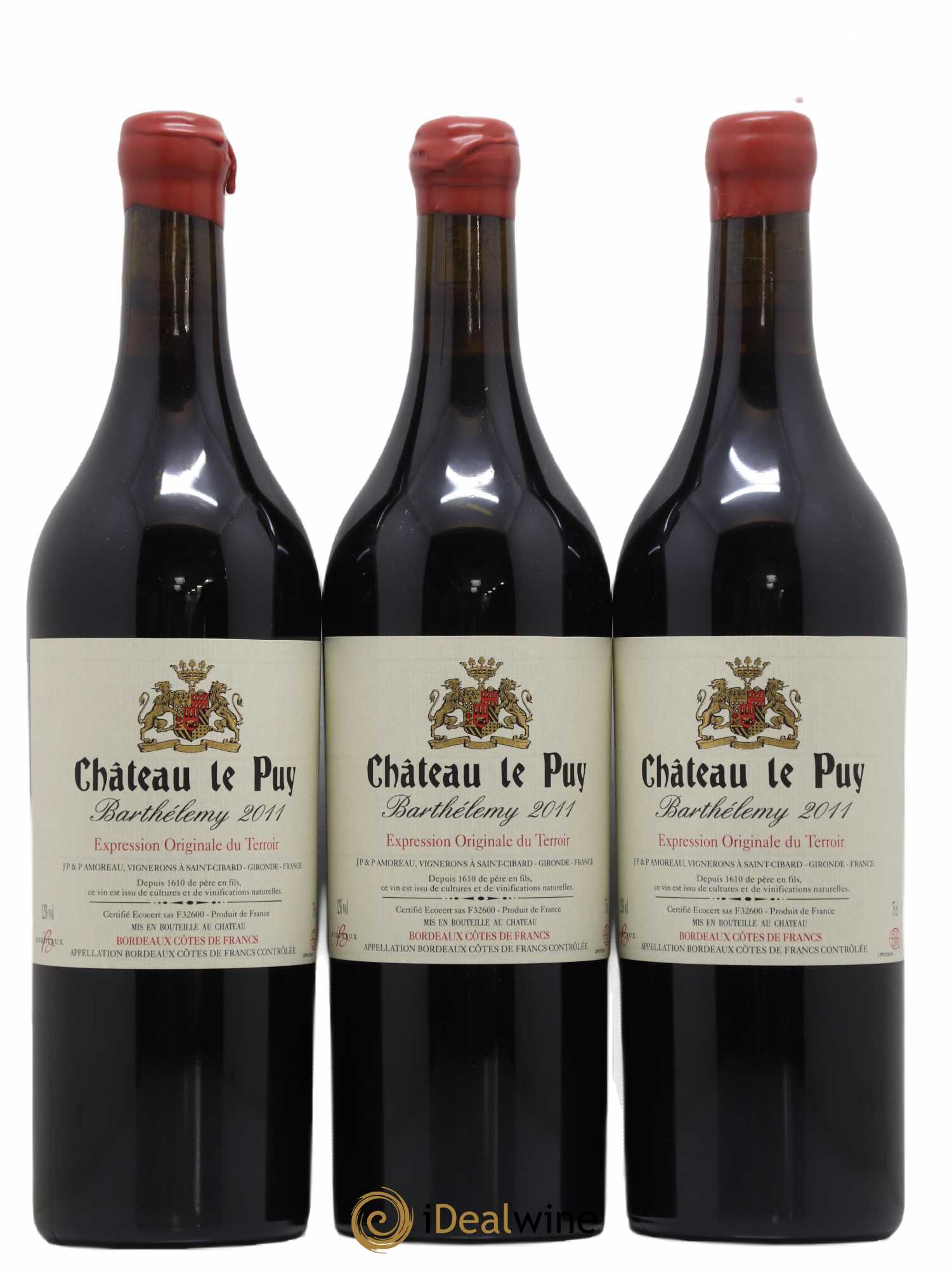 Le Puy - Cuvée Barthélemy 2011 - Lot de 12 bouteilles - 1