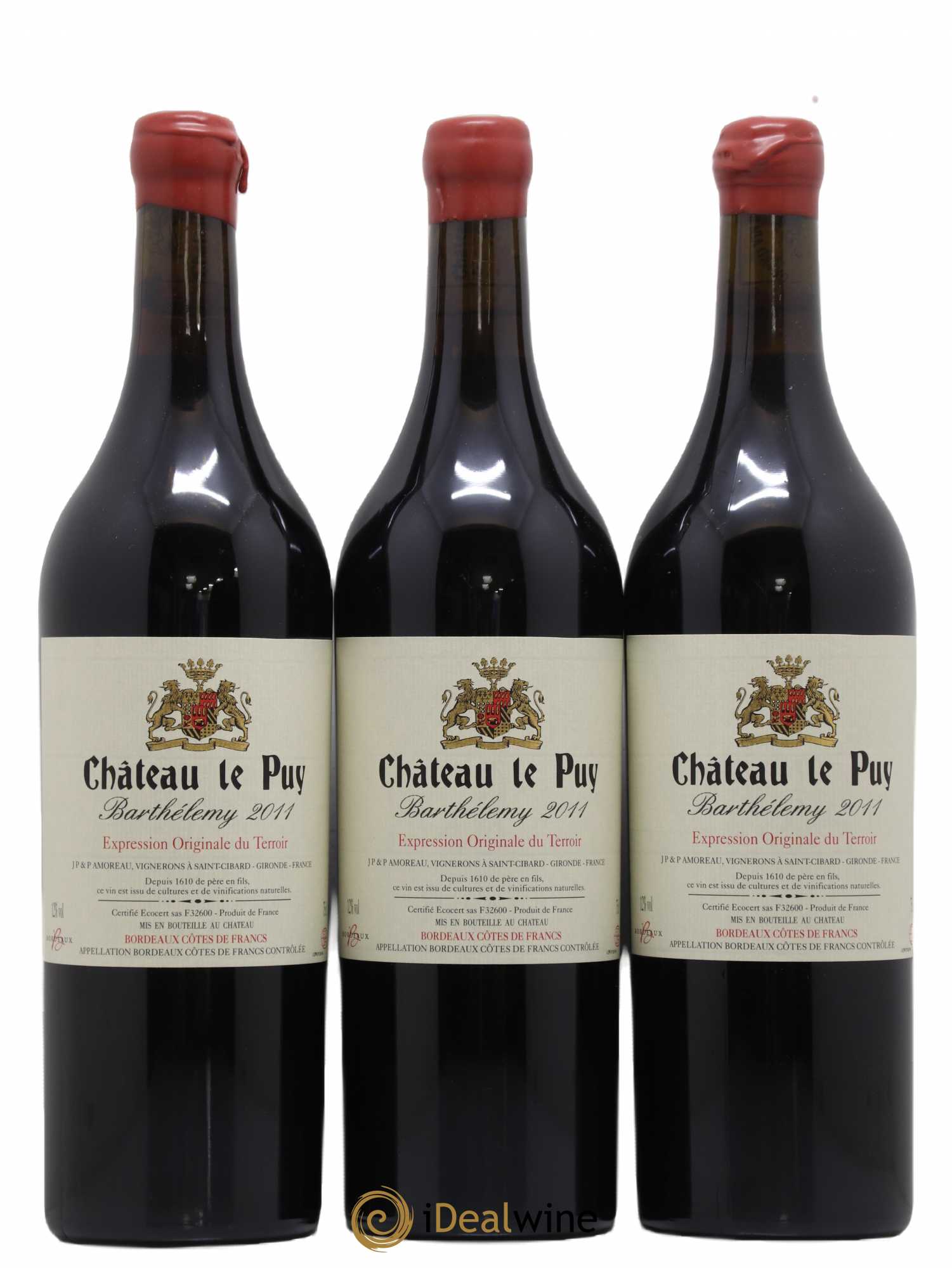 Le Puy - Cuvée Barthélemy 2011 - Lot de 12 bouteilles - 2
