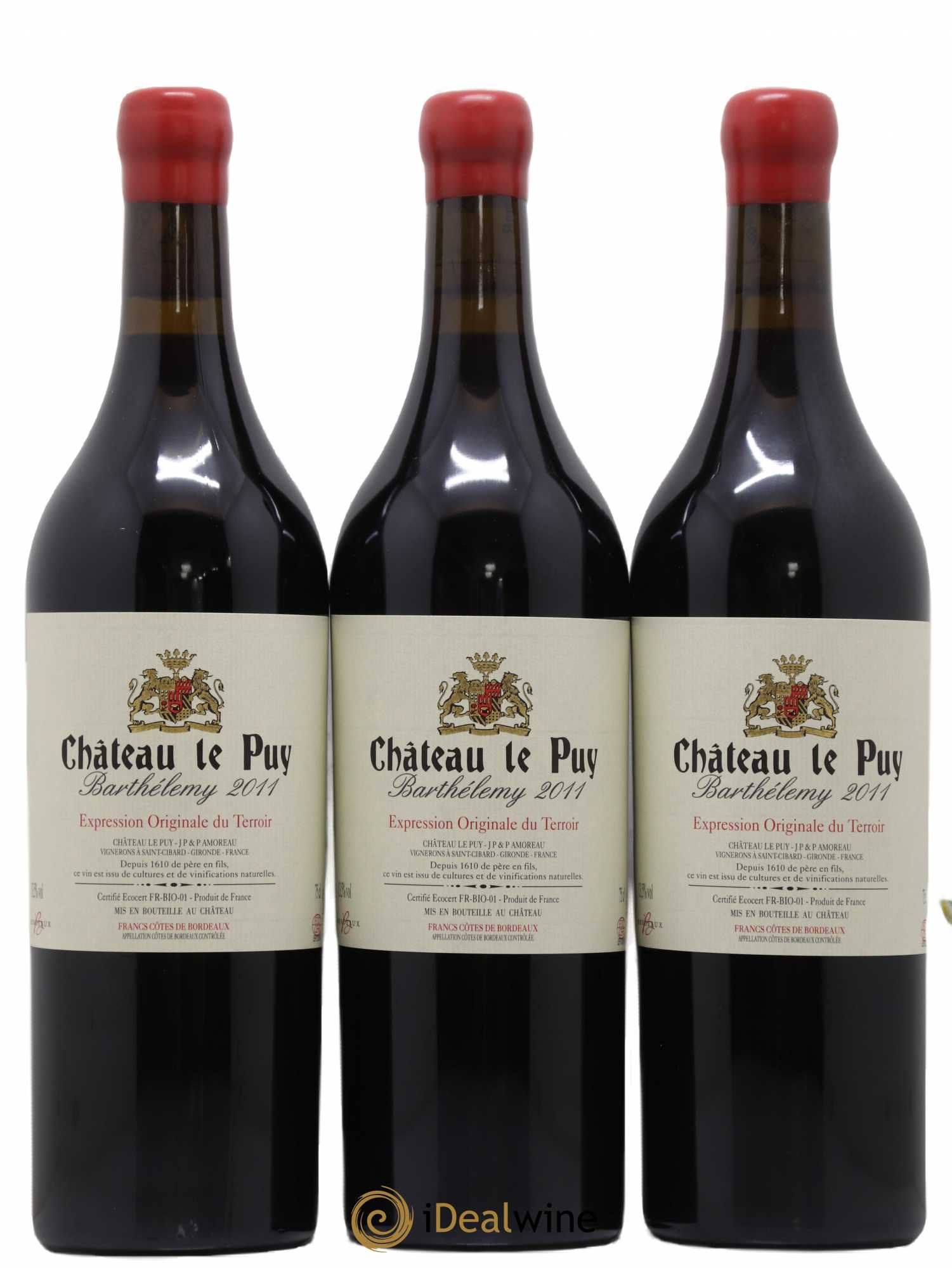 Le Puy - Cuvée Barthélemy 2011 - Lot de 12 bouteilles - 3