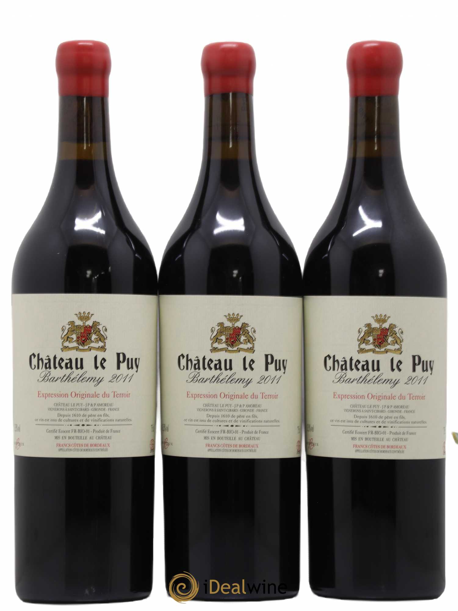Le Puy - Cuvée Barthélemy 2011 - Lot de 12 bouteilles - 4