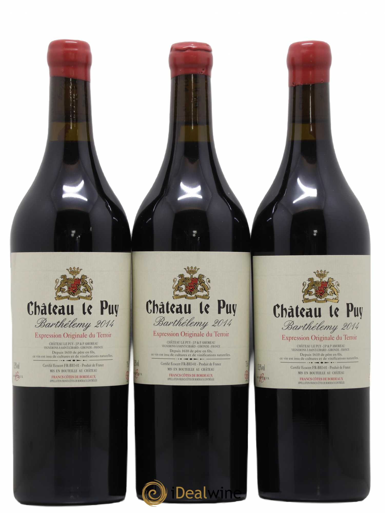 Le Puy - Cuvée Barthélemy 2014 - Lot de 12 bouteilles - 2
