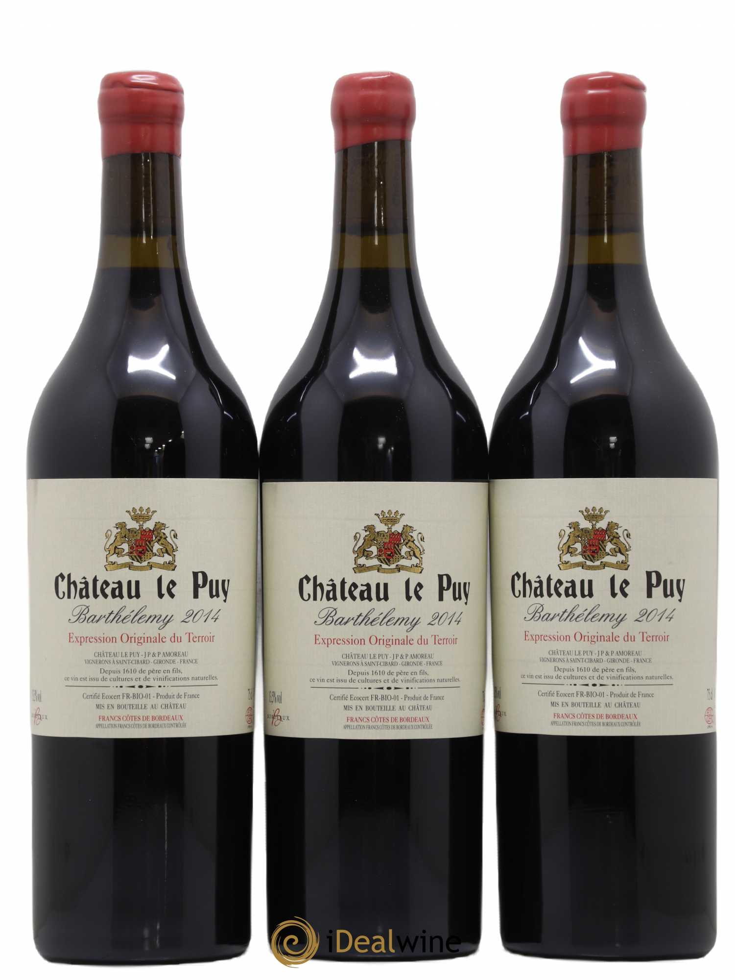 Le Puy - Cuvée Barthélemy 2014 - Lot de 12 bouteilles - 4