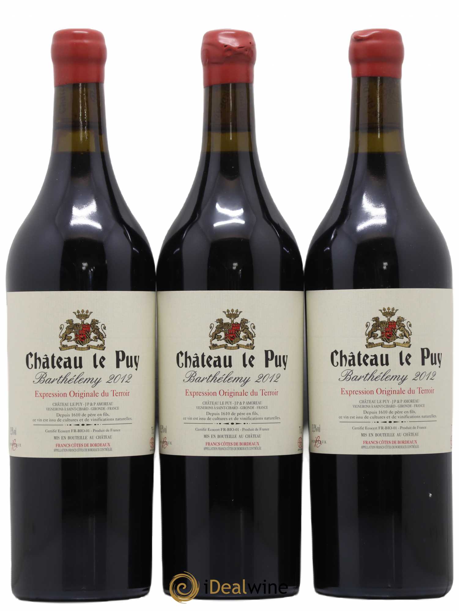 Le Puy - Cuvée Barthélemy 2012 - Lot de 12 bouteilles - 2